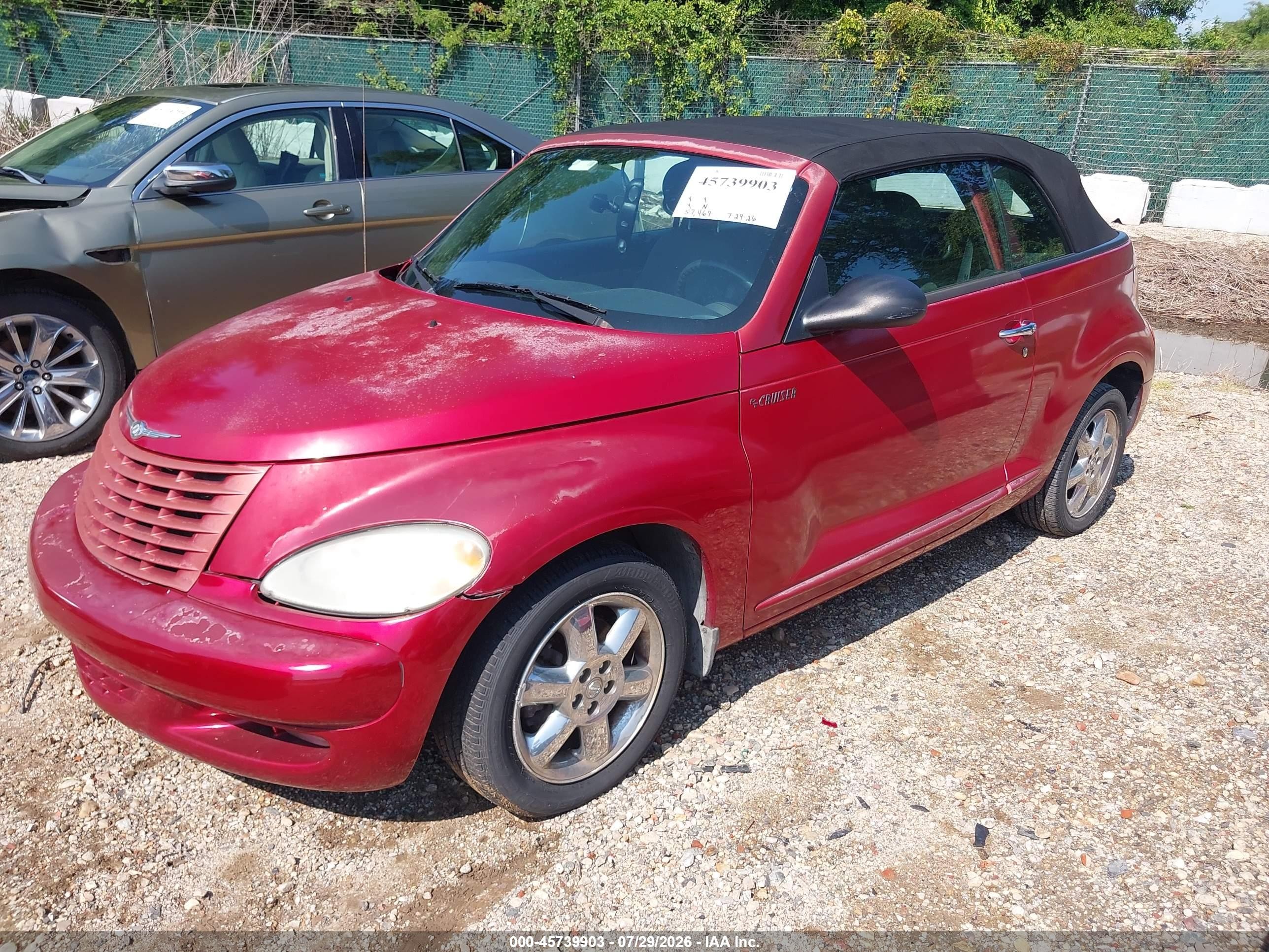 2005 Chrysler Pt Cruiser Touring Красный vin: 3C3EY55E55T605663