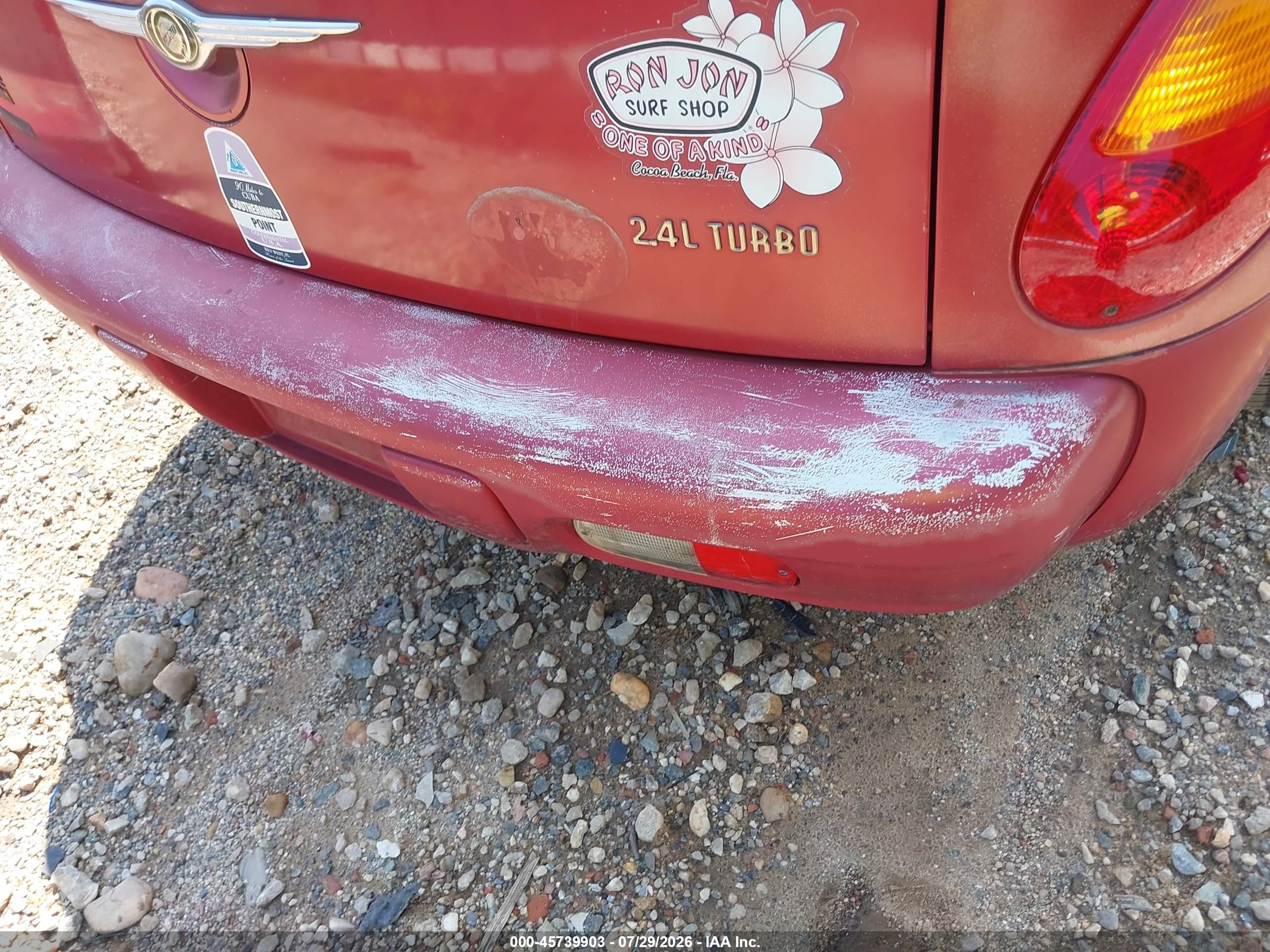 2005 Chrysler Pt Cruiser Touring Красный vin: 3C3EY55E55T605663
