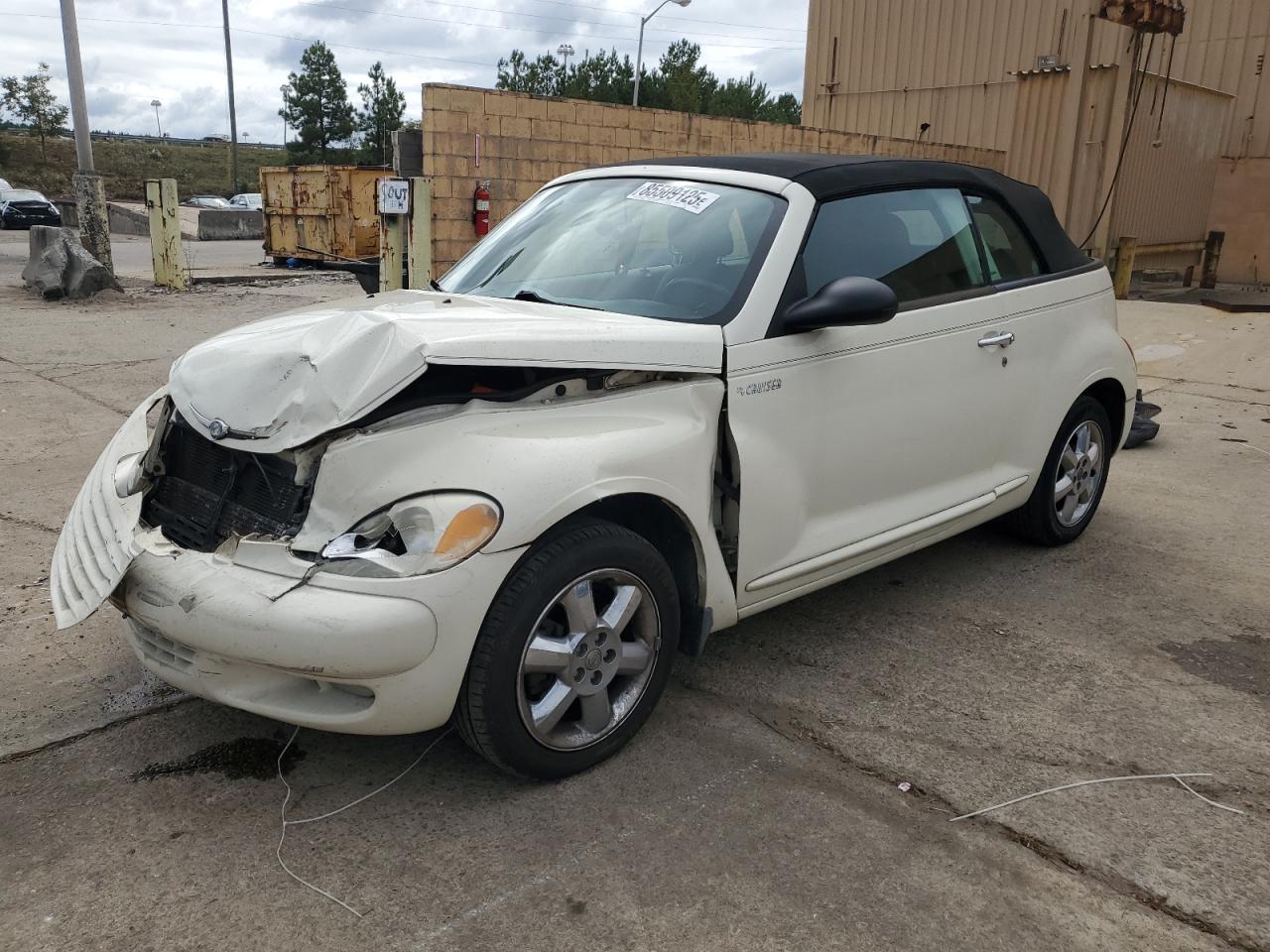 2005 Chrysler Pt Cruiser Touring White vin: 3C3EY55E95T342867