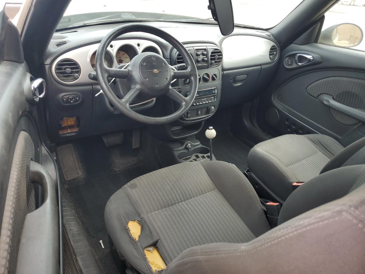 2005 Chrysler Pt Cruiser Touring White vin: 3C3EY55E95T342867