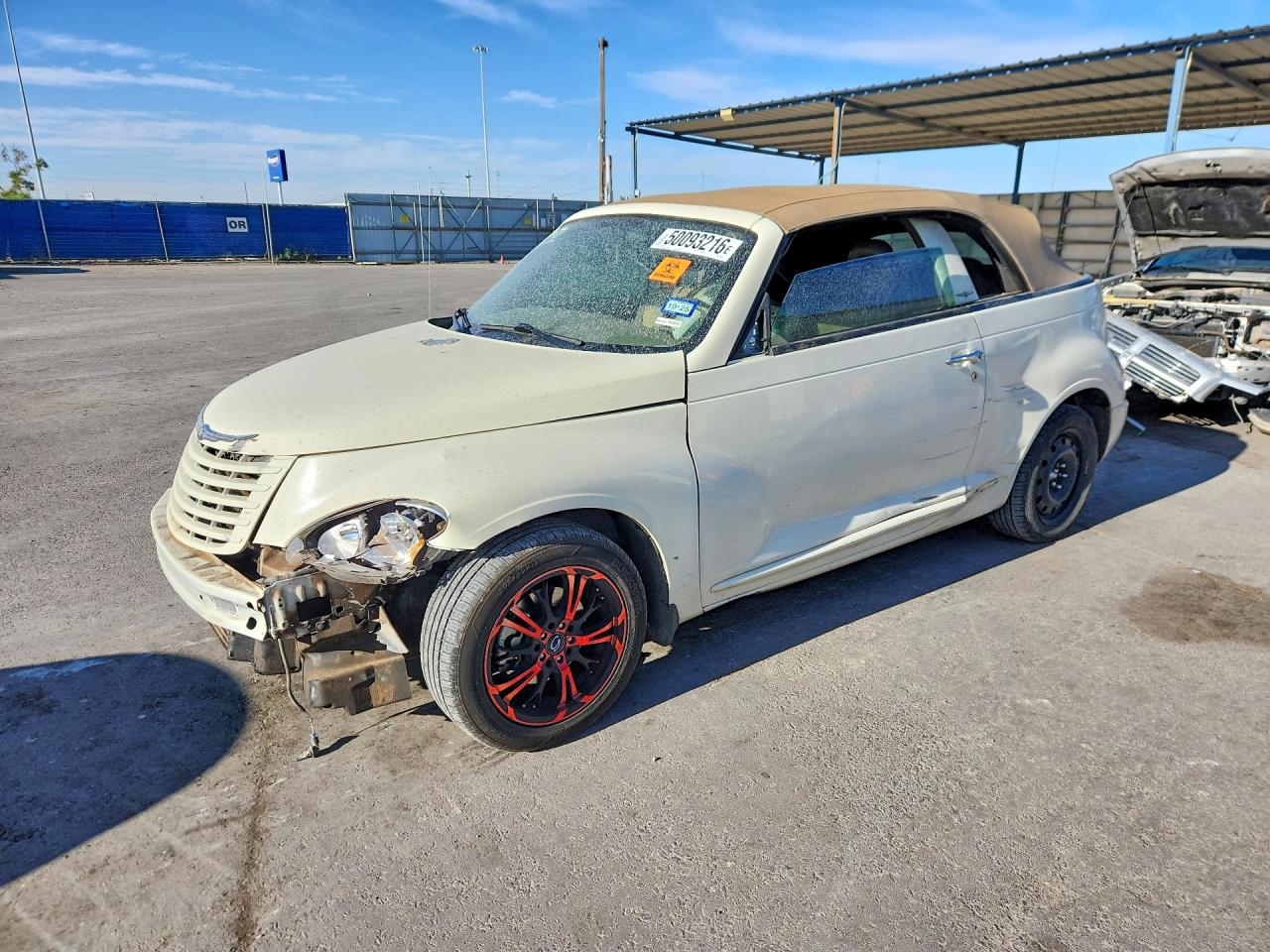 2008 Chrysler Pt Cruiser Touring White vin: 3C3HY55E58T105844