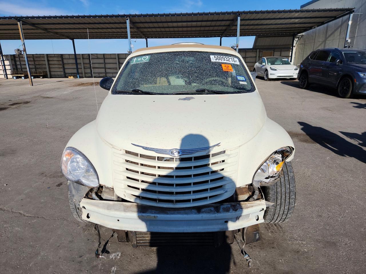 2008 Chrysler Pt Cruiser Touring White vin: 3C3HY55E58T105844