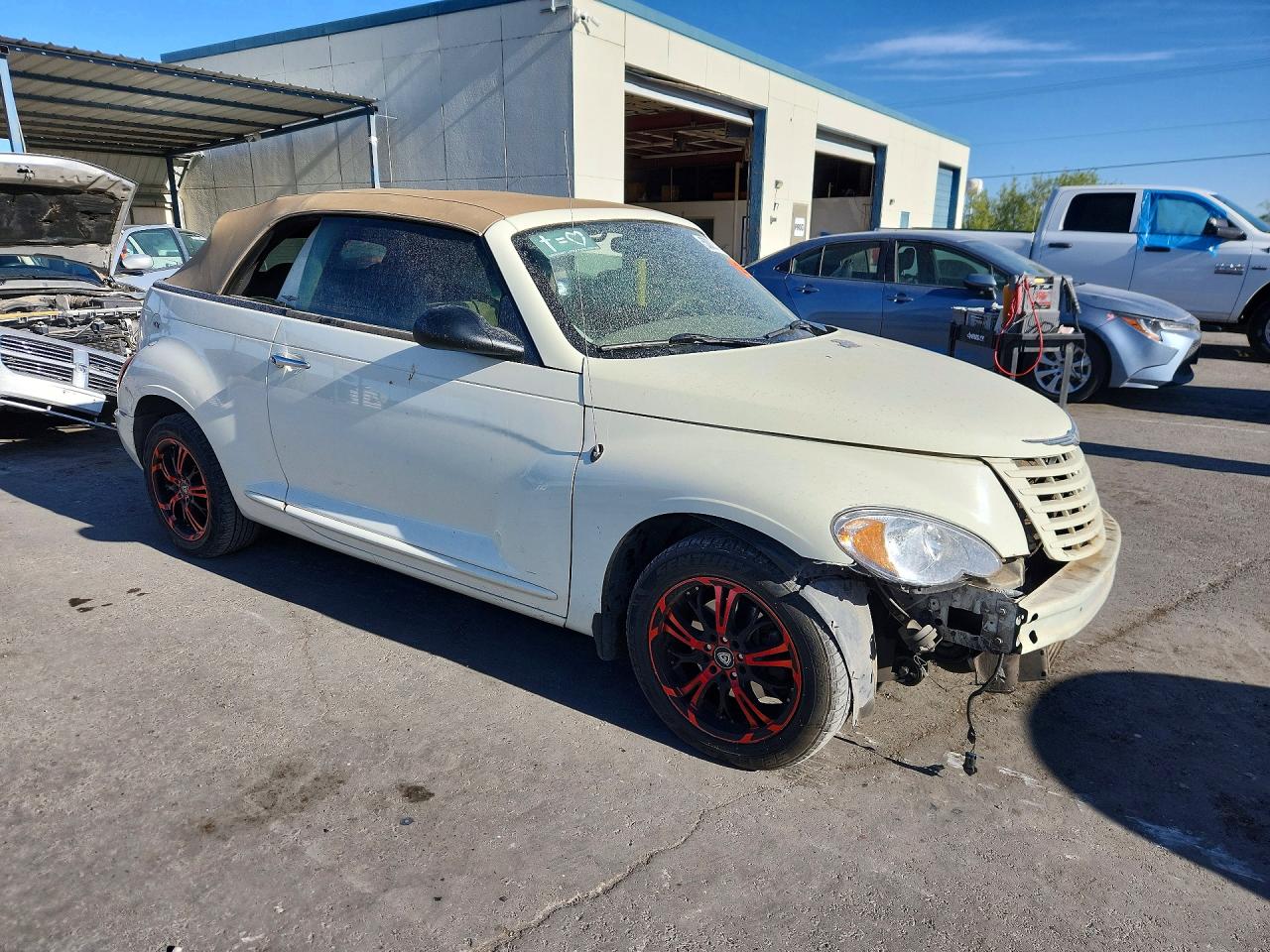 2008 Chrysler Pt Cruiser Touring White vin: 3C3HY55E58T105844