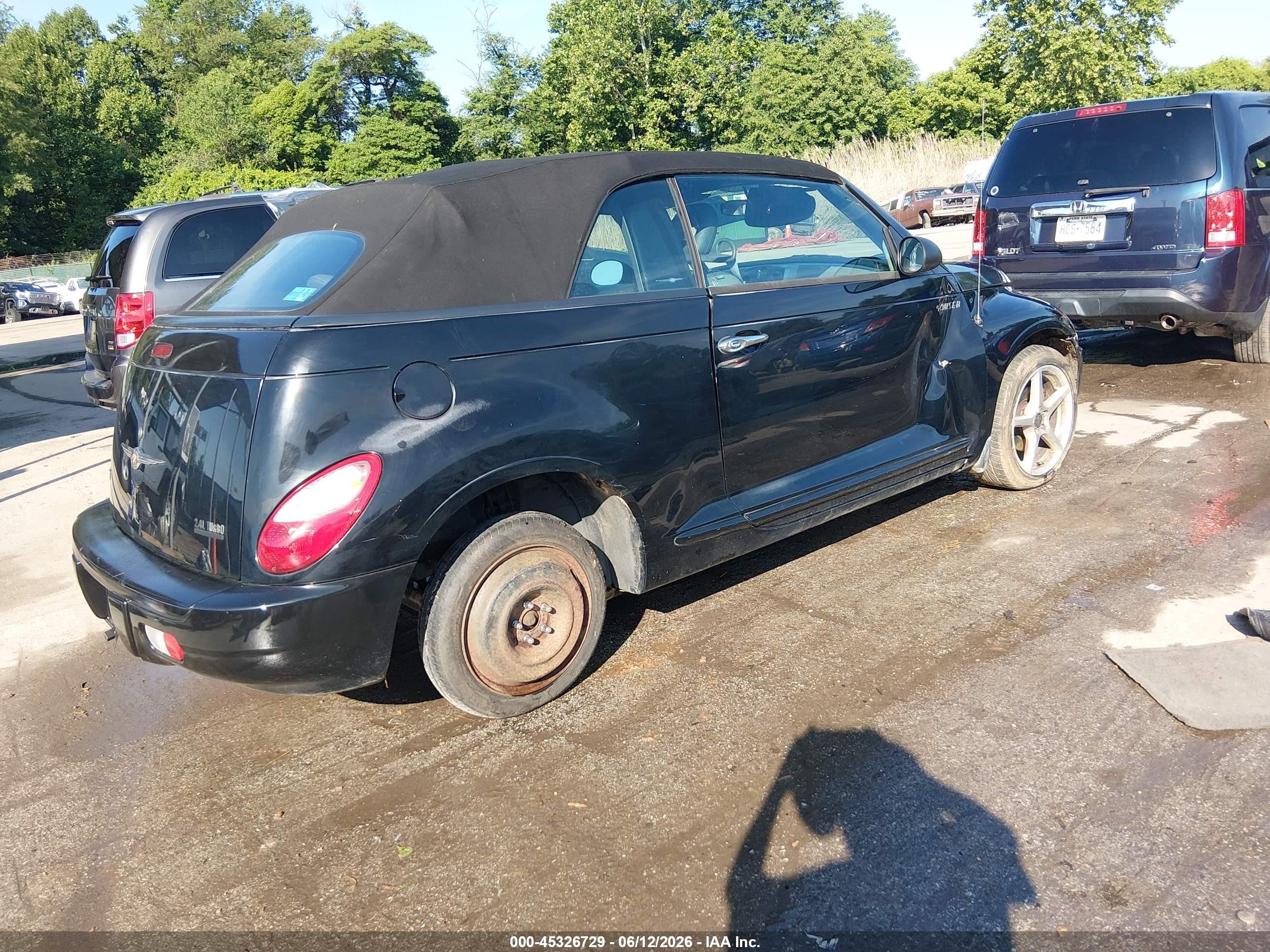 2006 Chrysler Pt Cruiser Gt Black vin: 3C3HY75S06T314424