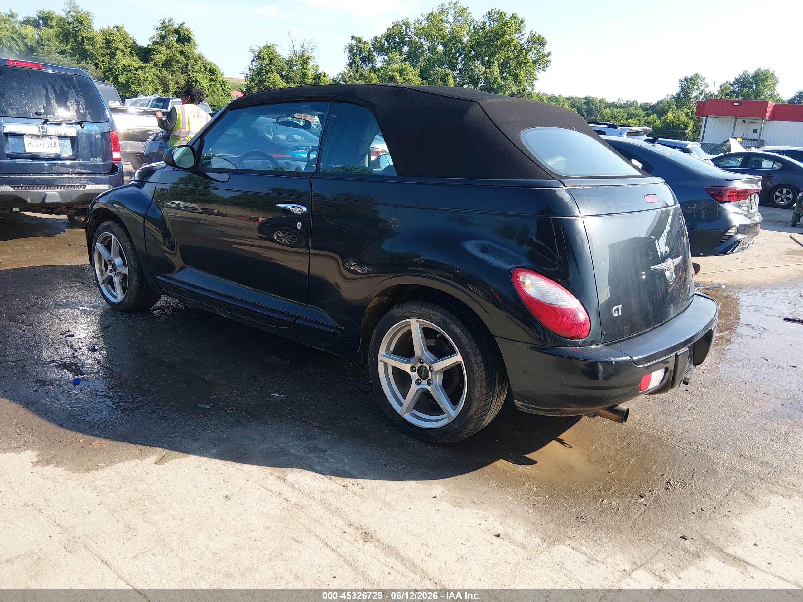2006 Chrysler Pt Cruiser Gt Black vin: 3C3HY75S06T314424