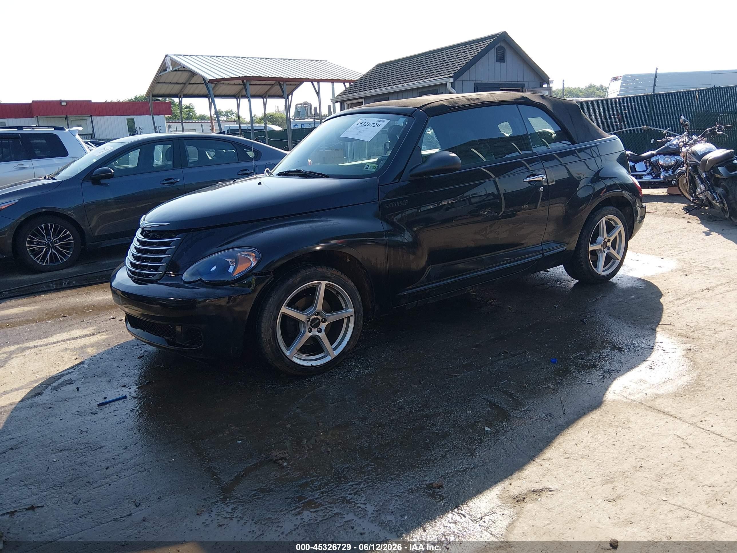 2006 Chrysler Pt Cruiser Gt Black vin: 3C3HY75S06T314424