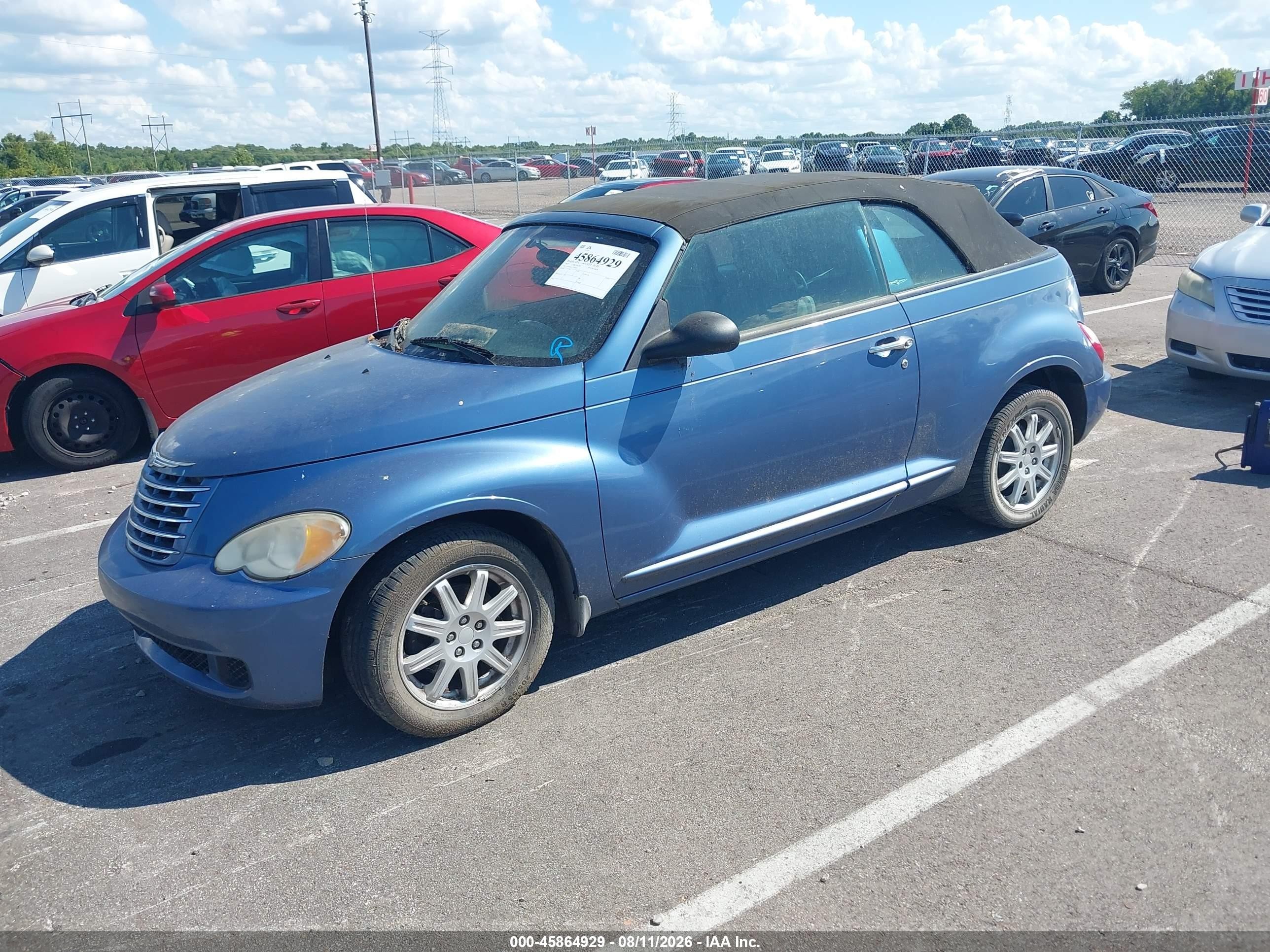2007 Chrysler Pt Cruiser   Blue vin: 3C3JY45X17T560945