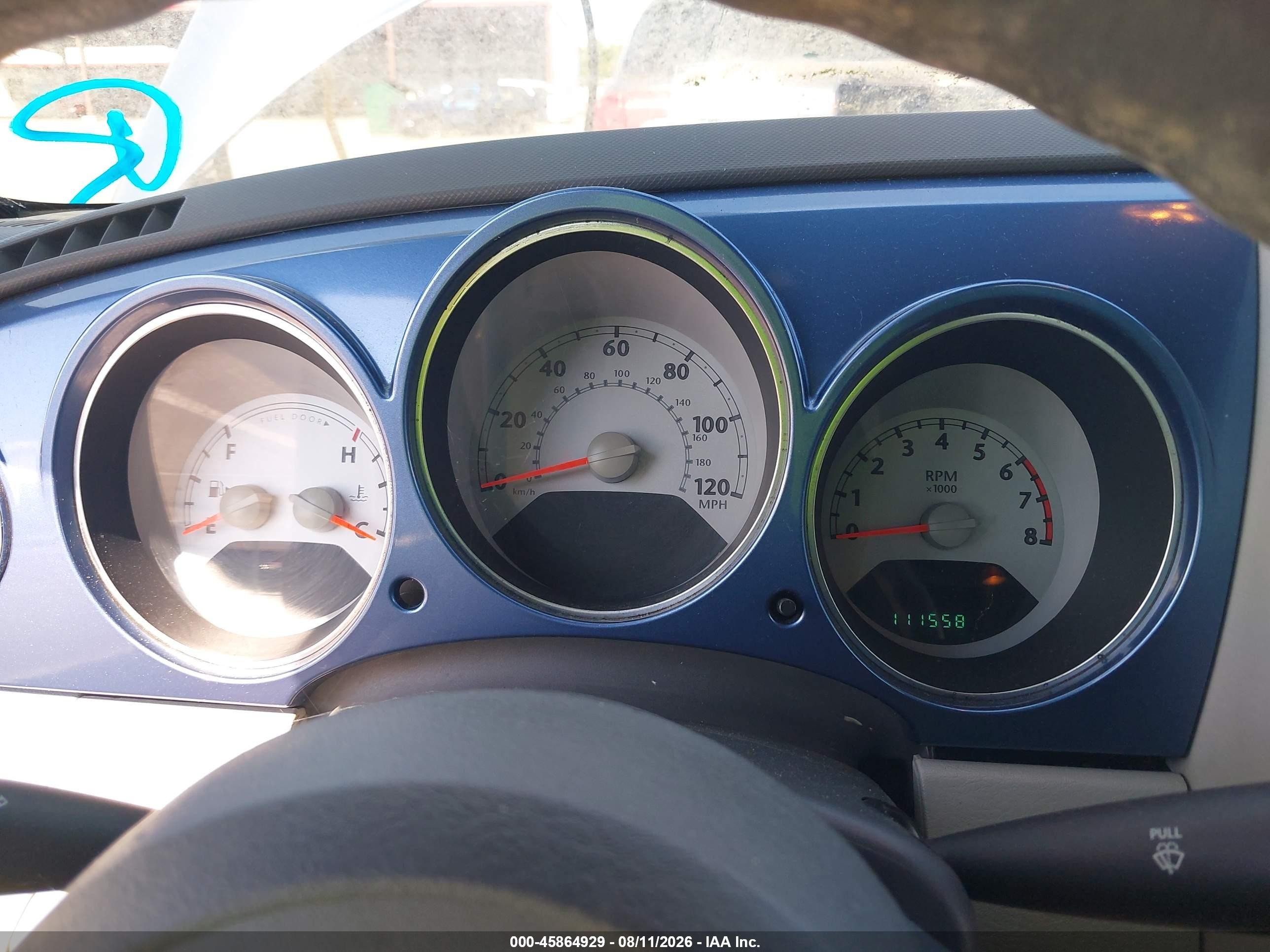 2007 Chrysler Pt Cruiser   Blue vin: 3C3JY45X17T560945