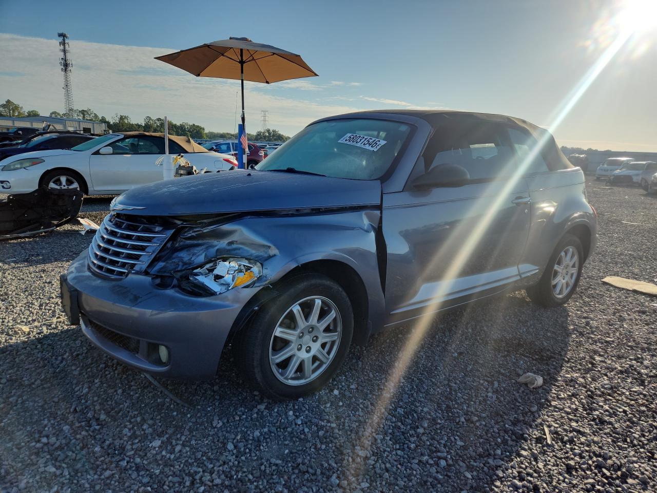 2007 Chrysler Pt Cruiser Silver vin: 3C3JY45X17T599325