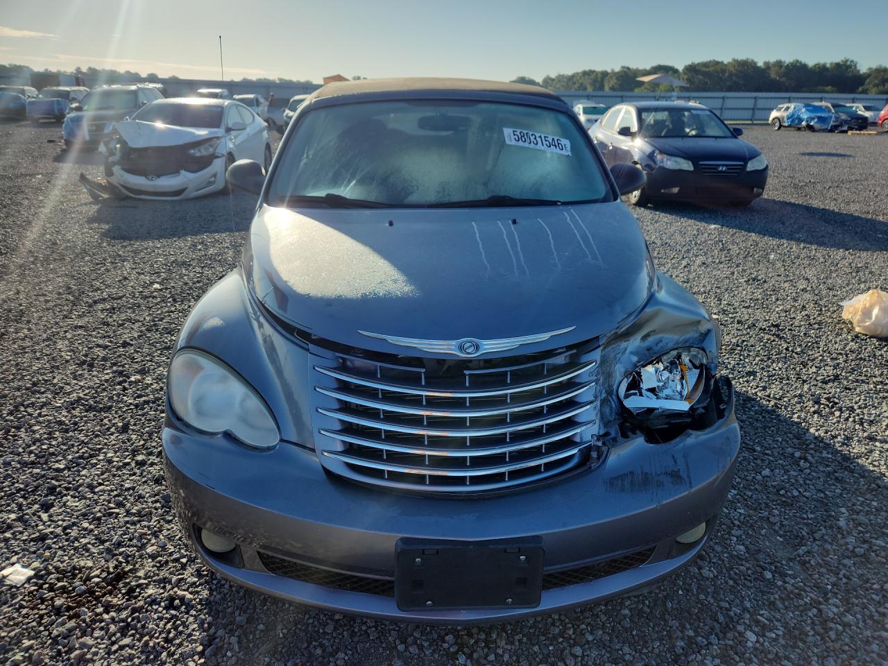 2007 Chrysler Pt Cruiser Silver vin: 3C3JY45X17T599325