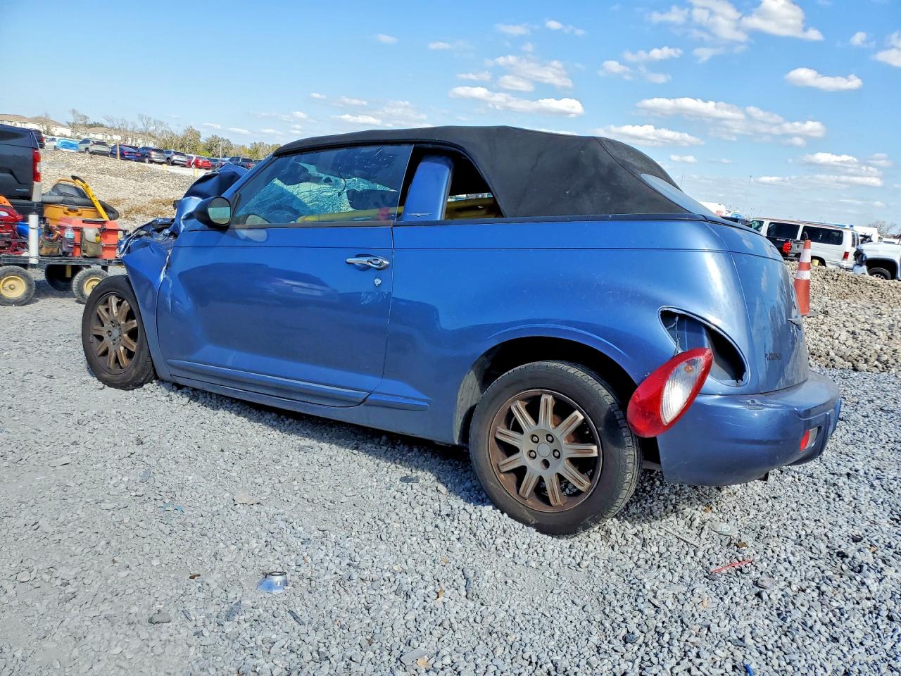 2007 Chrysler Pt Cruiser Blue vin: 3C3JY45X37T582977