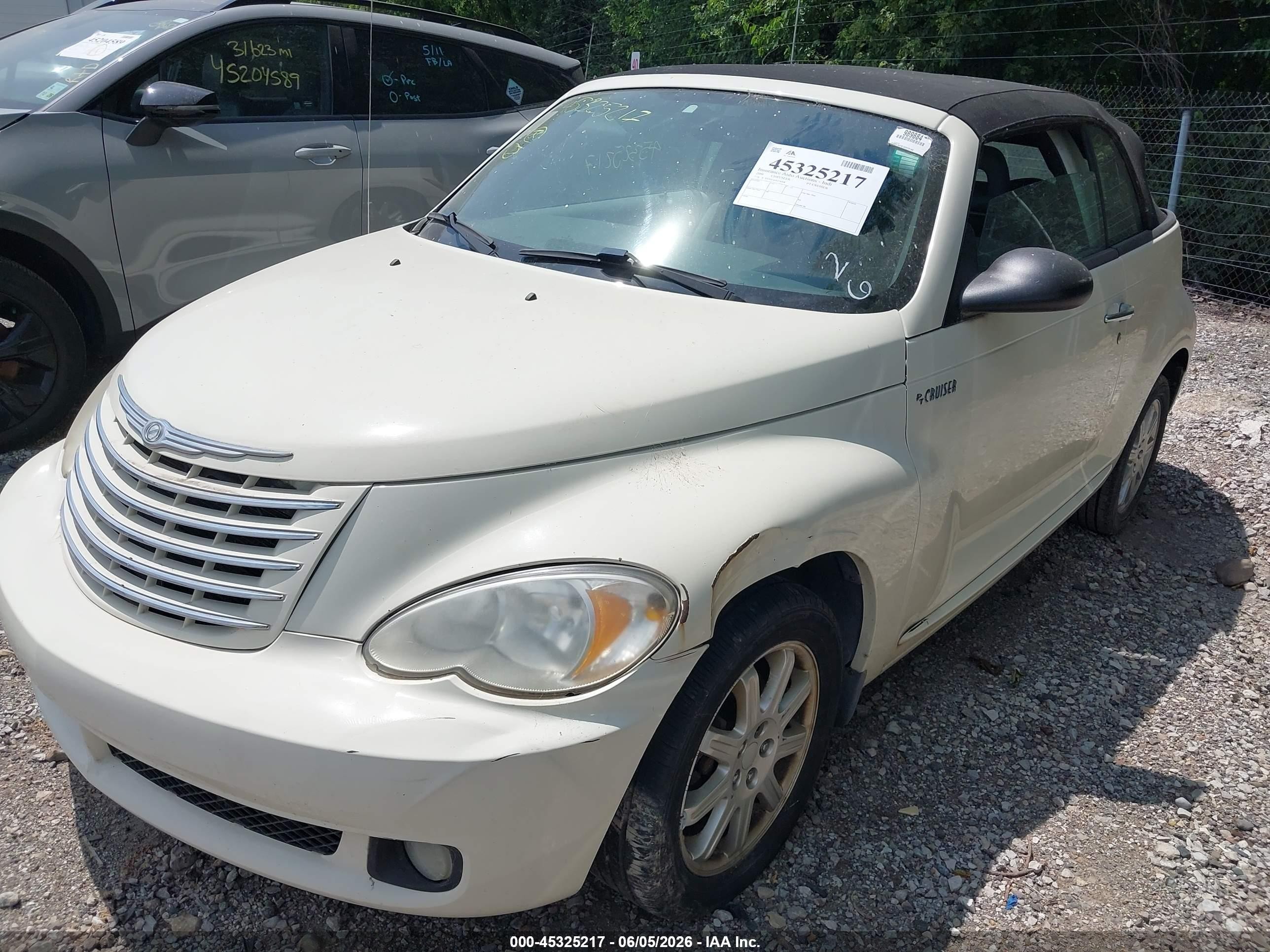 2006 Chrysler Pt Cruiser Touring Cream vin: 3C3JY55E16T374468