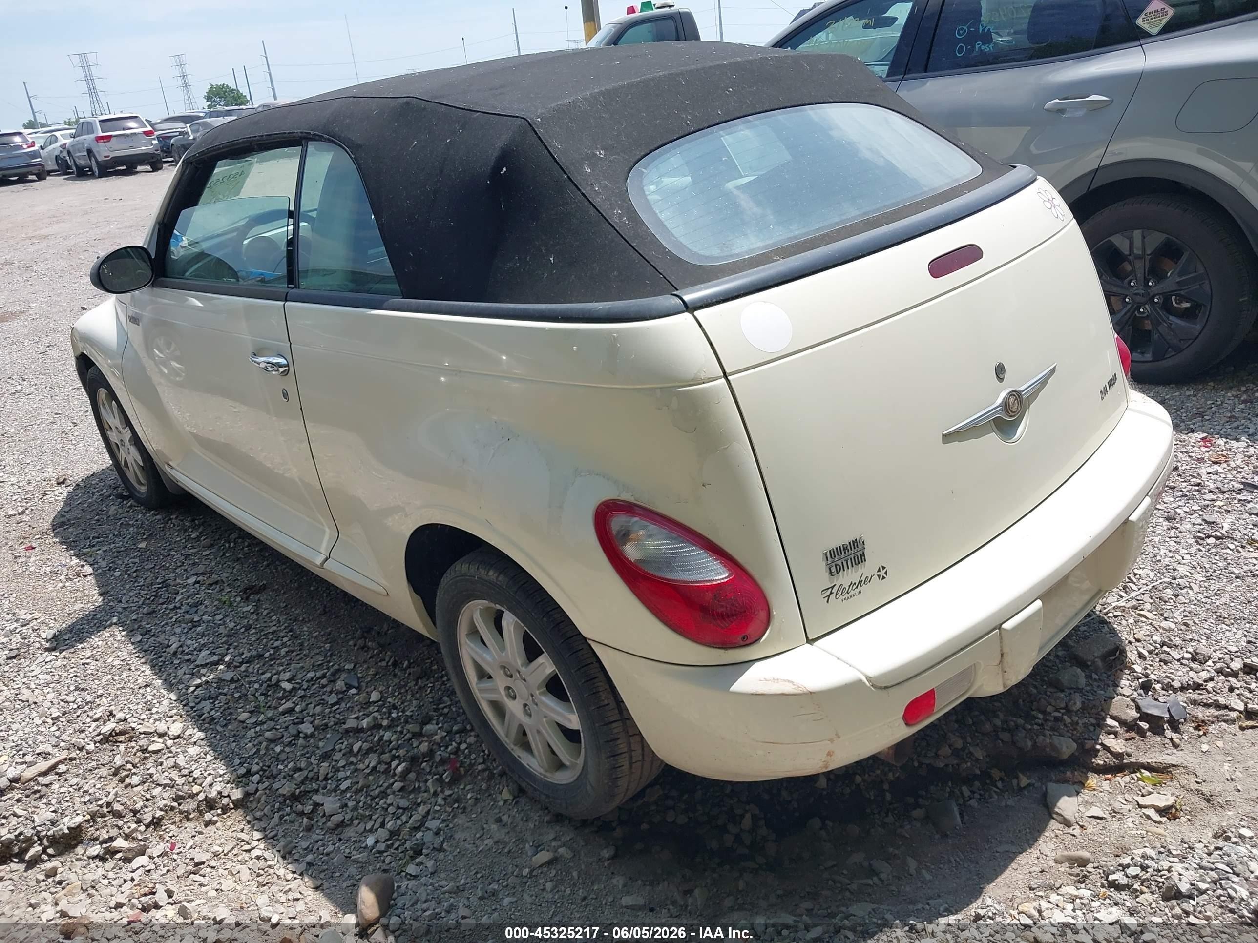 2006 Chrysler Pt Cruiser Touring Cream vin: 3C3JY55E16T374468