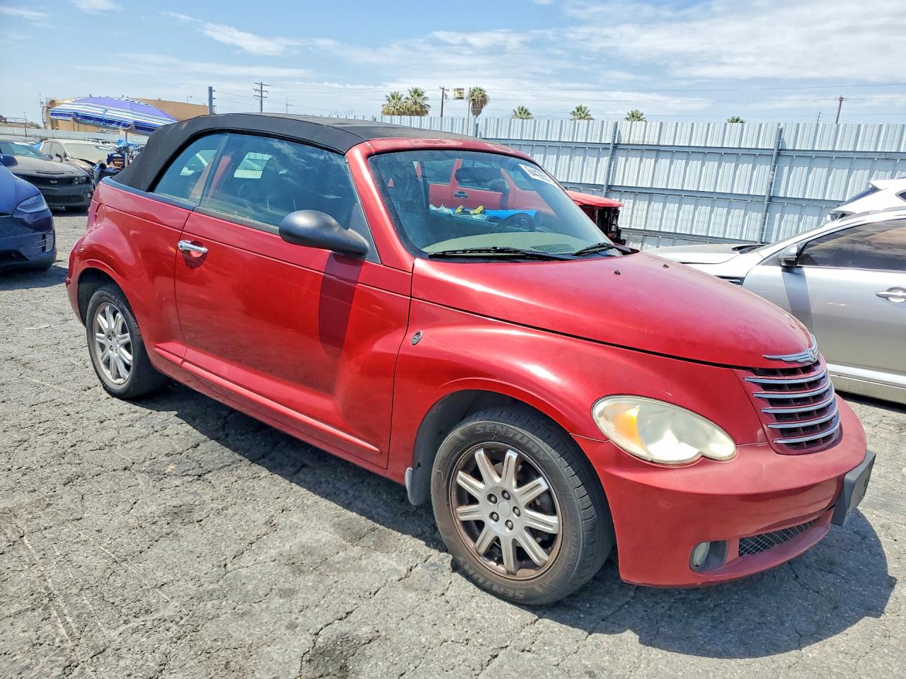 2007 Chrysler Pt Cruiser Touring Red vin: 3C3JY55E57T627700