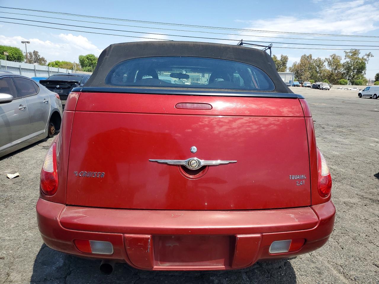 2007 Chrysler Pt Cruiser Touring Red vin: 3C3JY55E57T627700