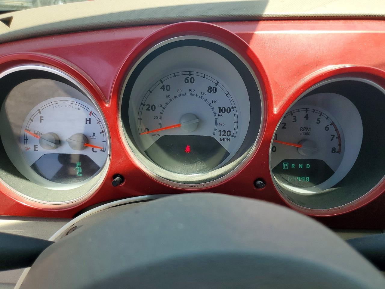 2007 Chrysler Pt Cruiser Touring Red vin: 3C3JY55E57T627700