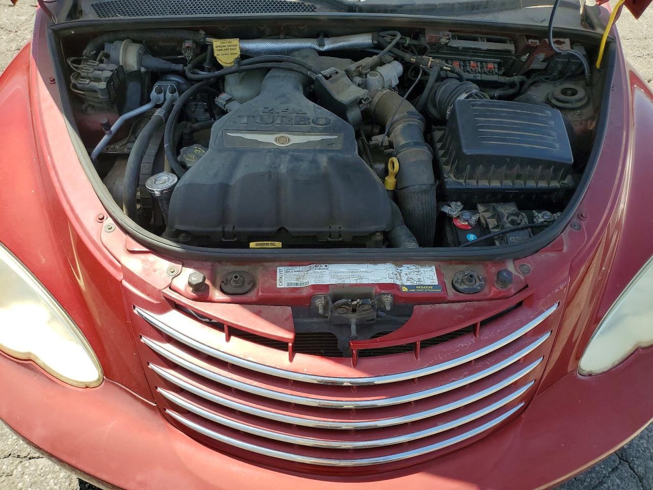 2007 Chrysler Pt Cruiser Touring Red vin: 3C3JY55E57T627700