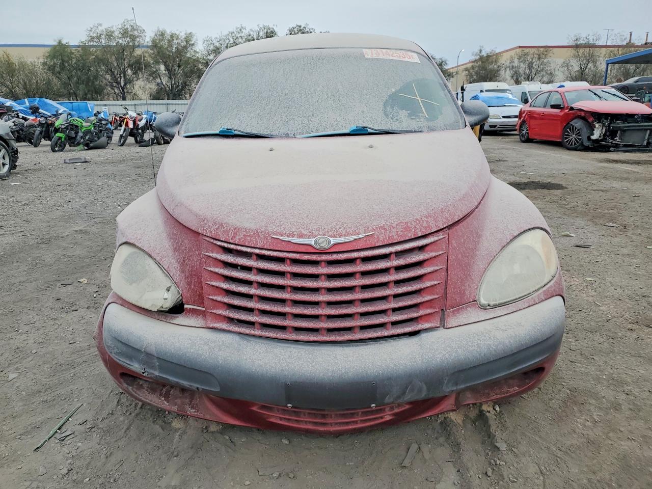 2002 Chrysler Pt Cruiser Classic Red vin: 3C4FY48B02T309263