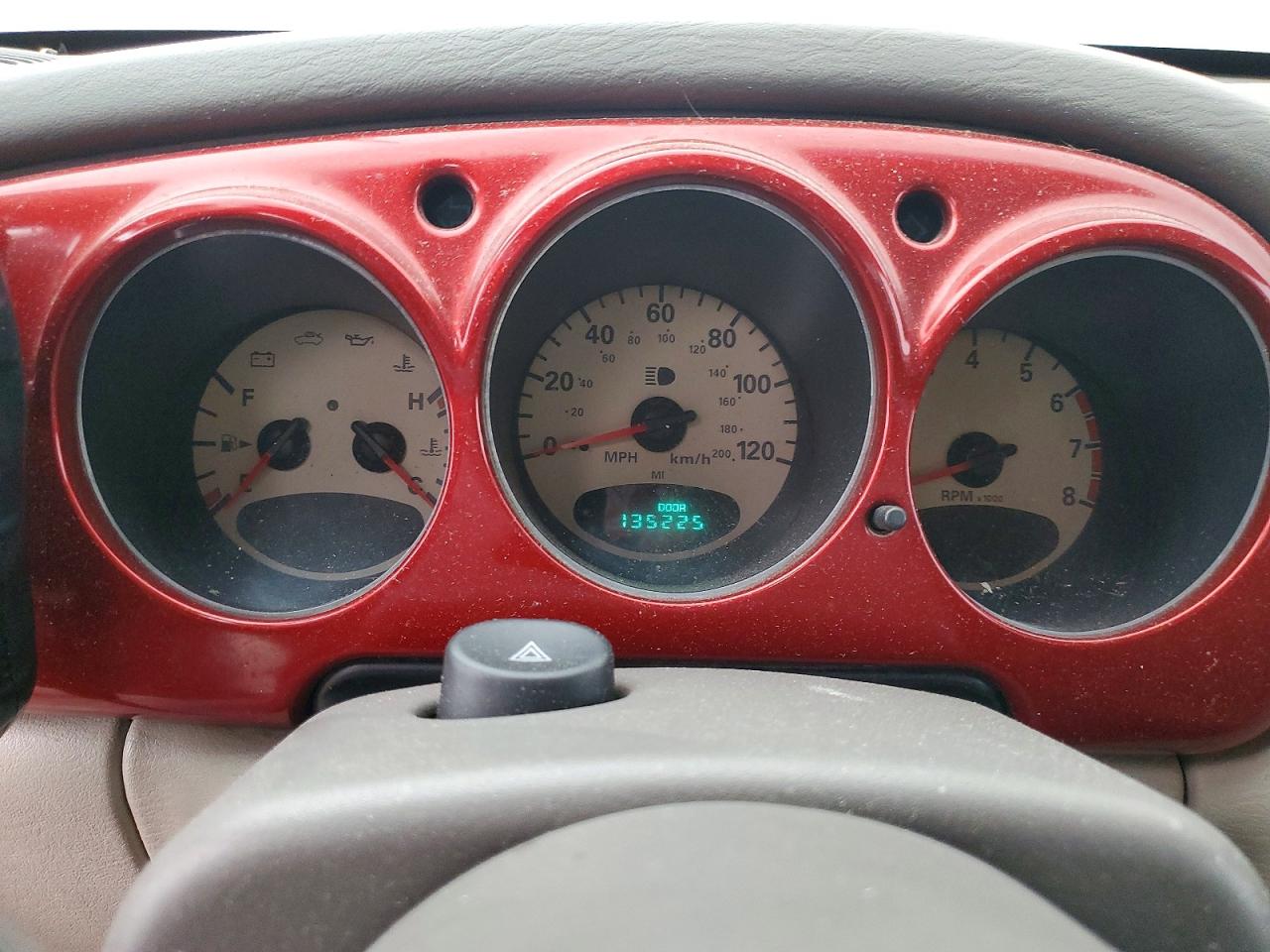 2002 Chrysler Pt Cruiser Classic Red vin: 3C4FY48B02T309263