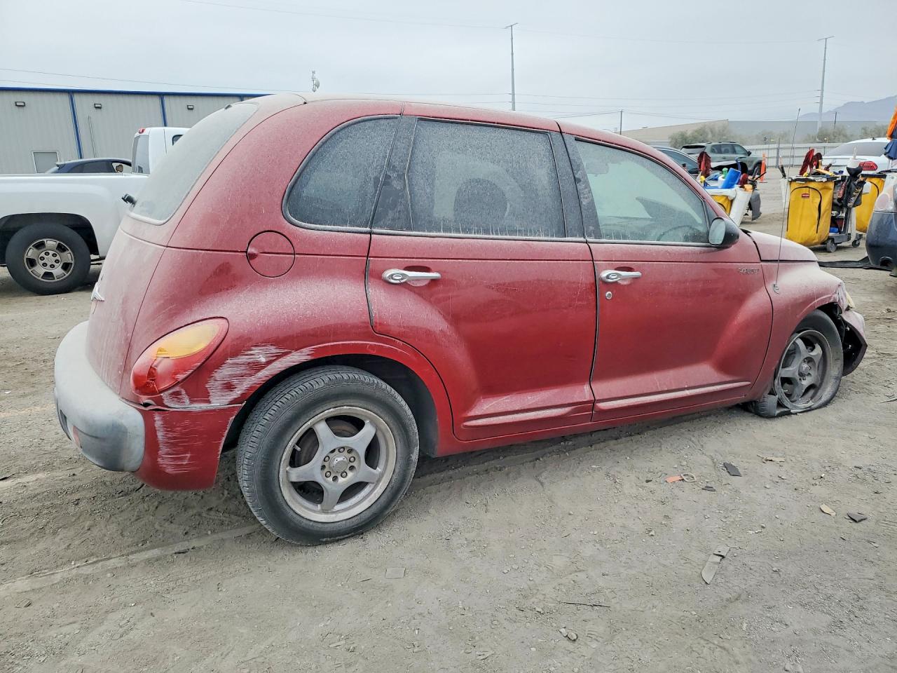 2002 Chrysler Pt Cruiser Classic Red vin: 3C4FY48B02T309263