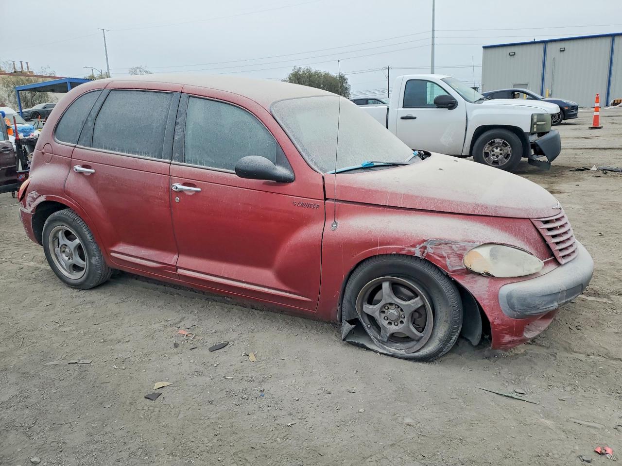 2002 Chrysler Pt Cruiser Classic Red vin: 3C4FY48B02T309263