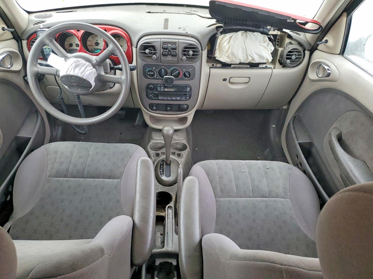 2002 Chrysler Pt Cruiser Classic Red vin: 3C4FY48B02T309263