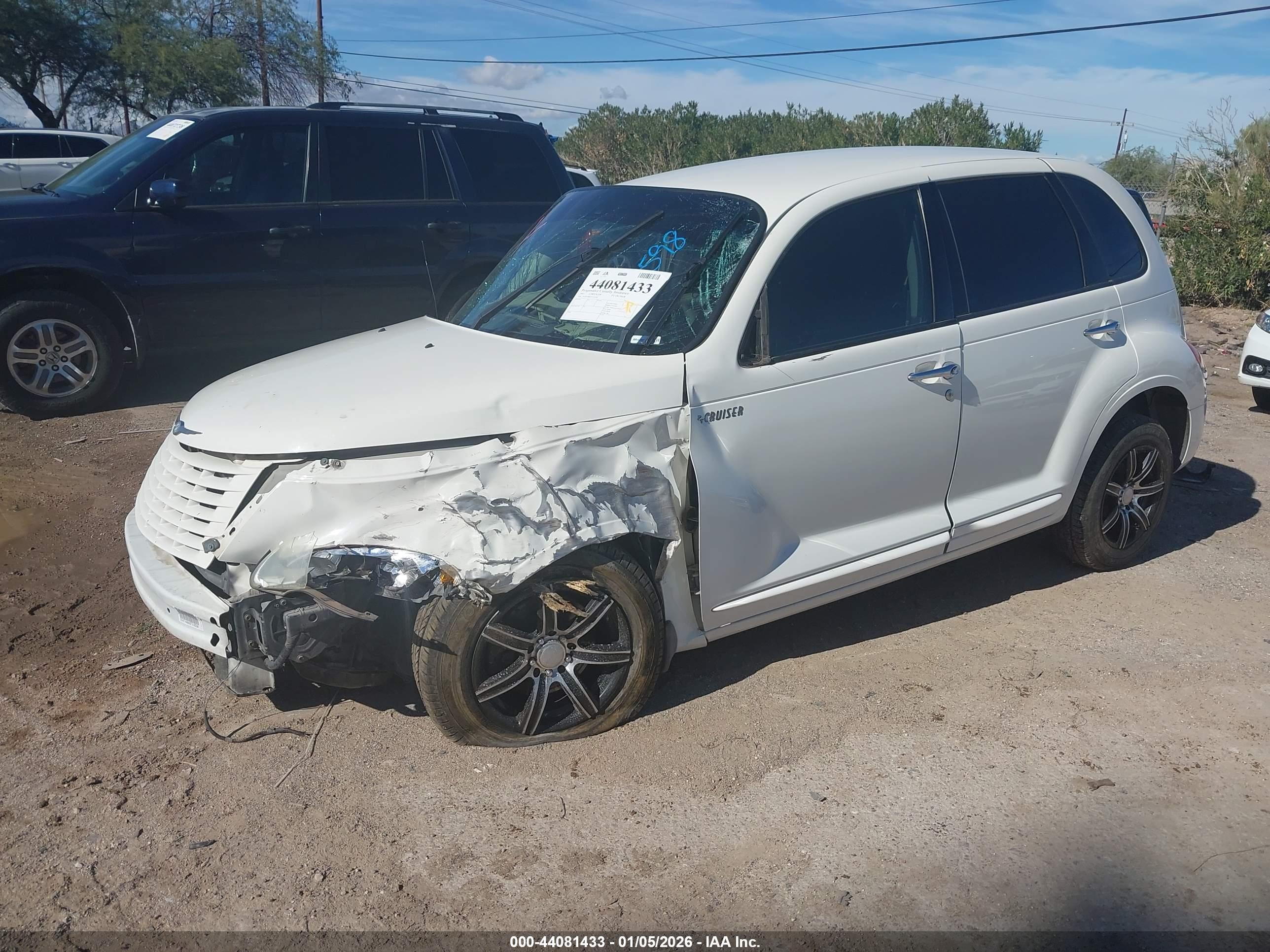 2002 Chrysler Pt Cruiser   Белый vin: 3C4FY48B02T316598