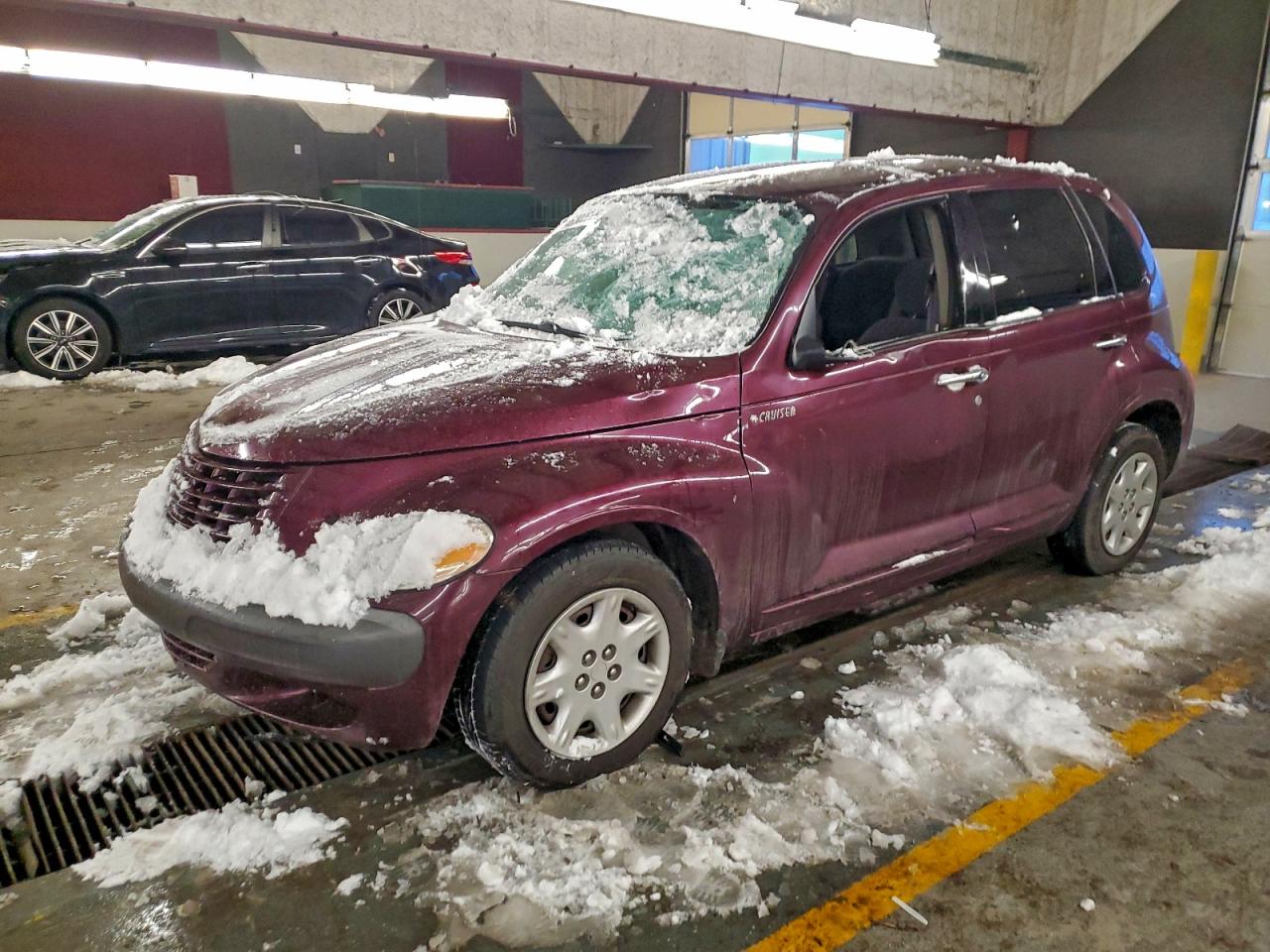 2002 Chrysler Pt Cruiser Classic Purple vin: 3C4FY48B02T381340