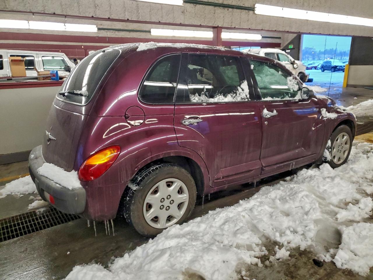 2002 Chrysler Pt Cruiser Classic Purple vin: 3C4FY48B02T381340
