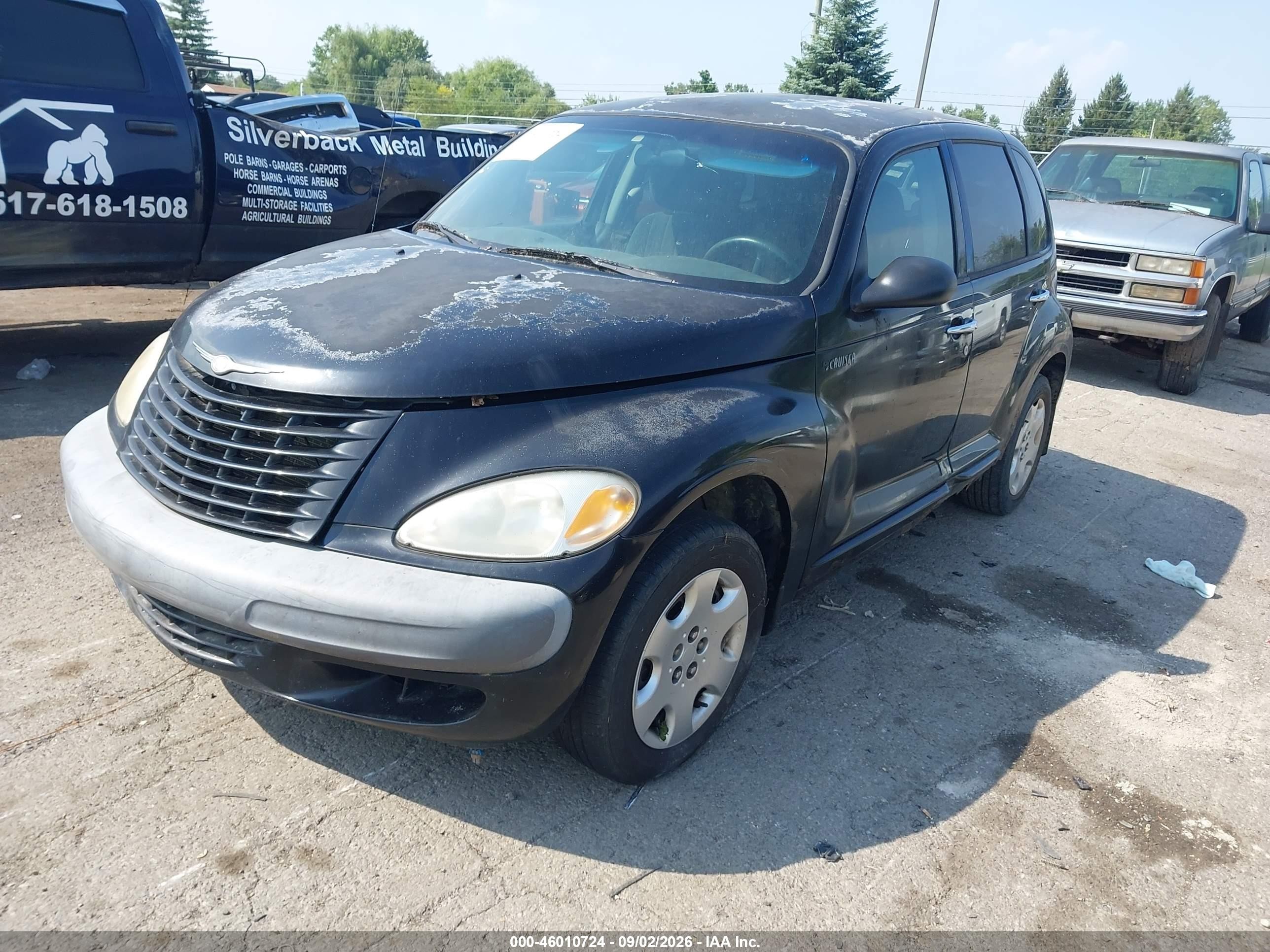 2003 Chrysler Pt Cruiser Black vin: 3C4FY48B03T505236