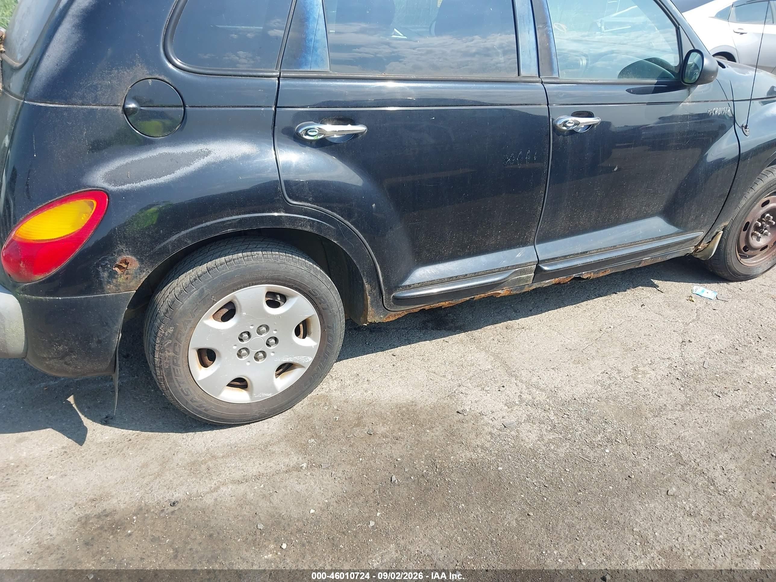 2003 Chrysler Pt Cruiser Black vin: 3C4FY48B03T505236
