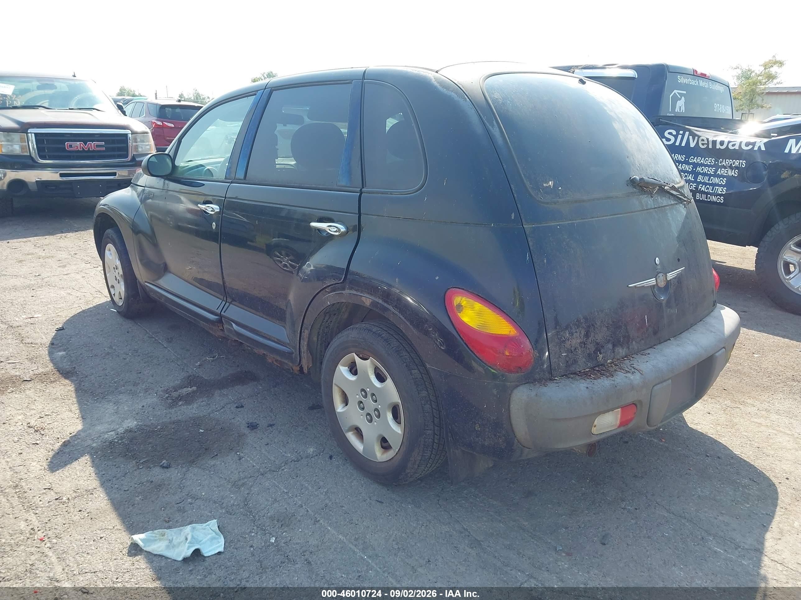 2003 Chrysler Pt Cruiser Black vin: 3C4FY48B03T505236