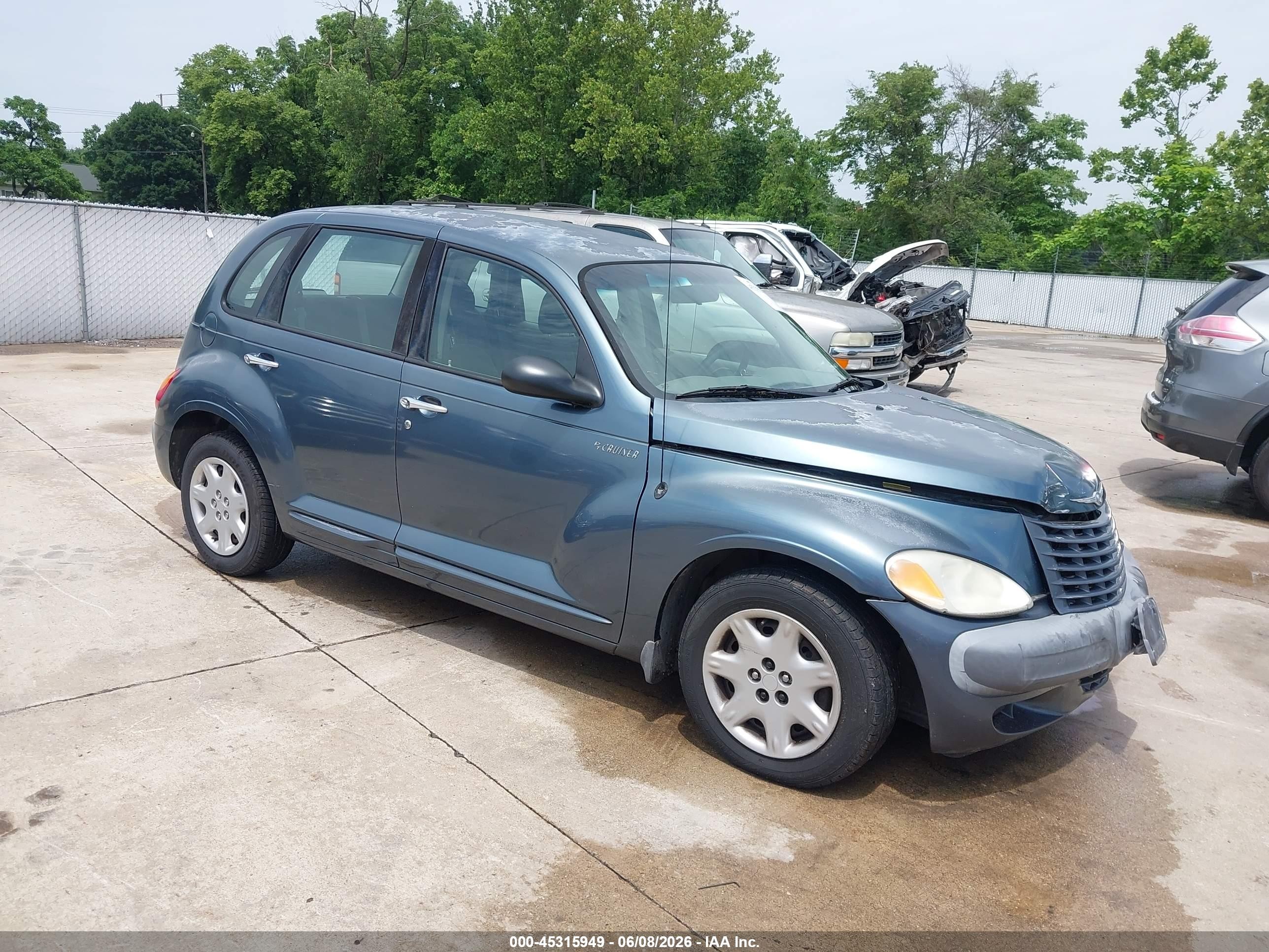 2002 Chrysler Pt Cruiser   Green vin: 3C4FY48B12T231043