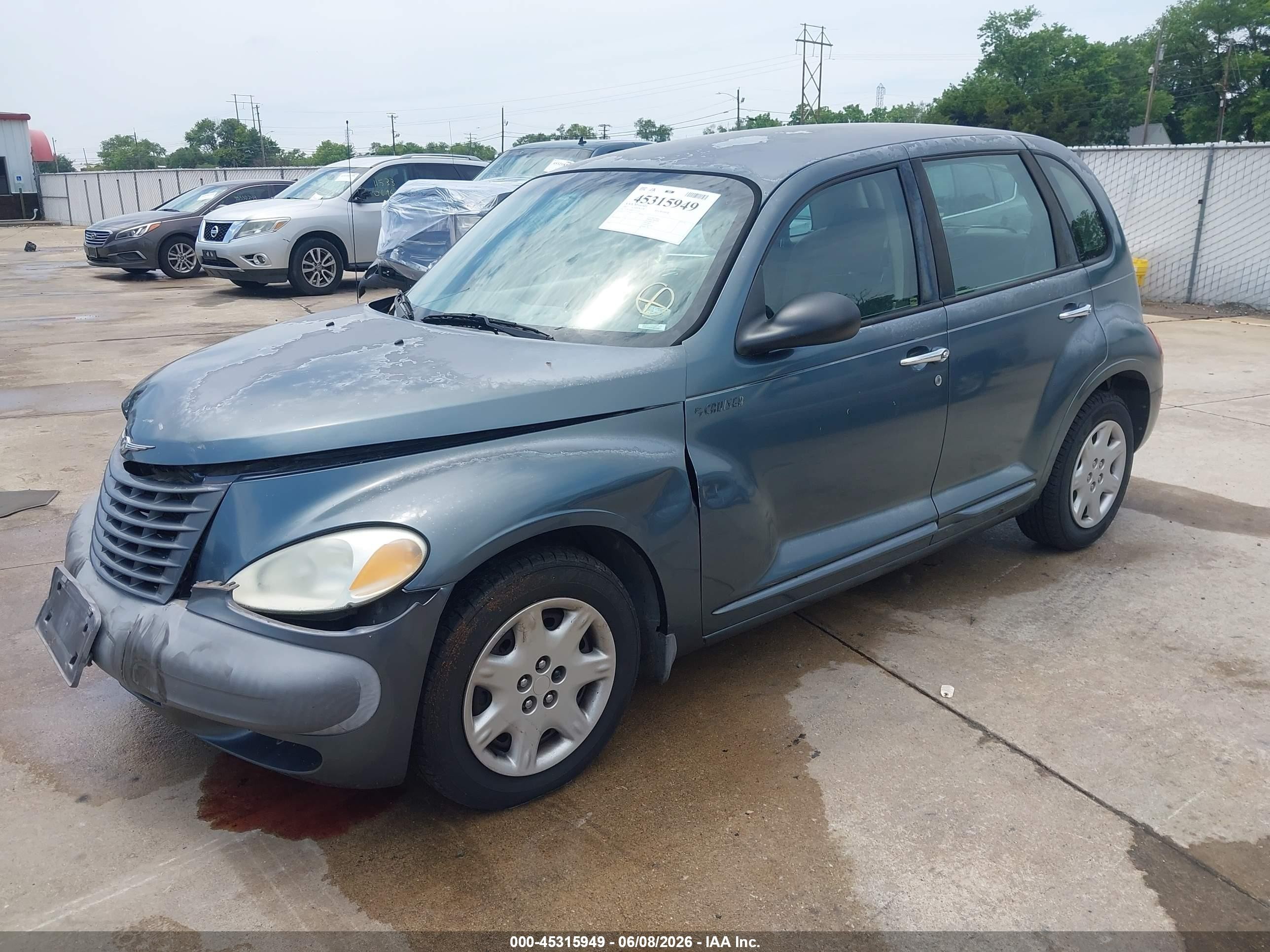 2002 Chrysler Pt Cruiser   Green vin: 3C4FY48B12T231043