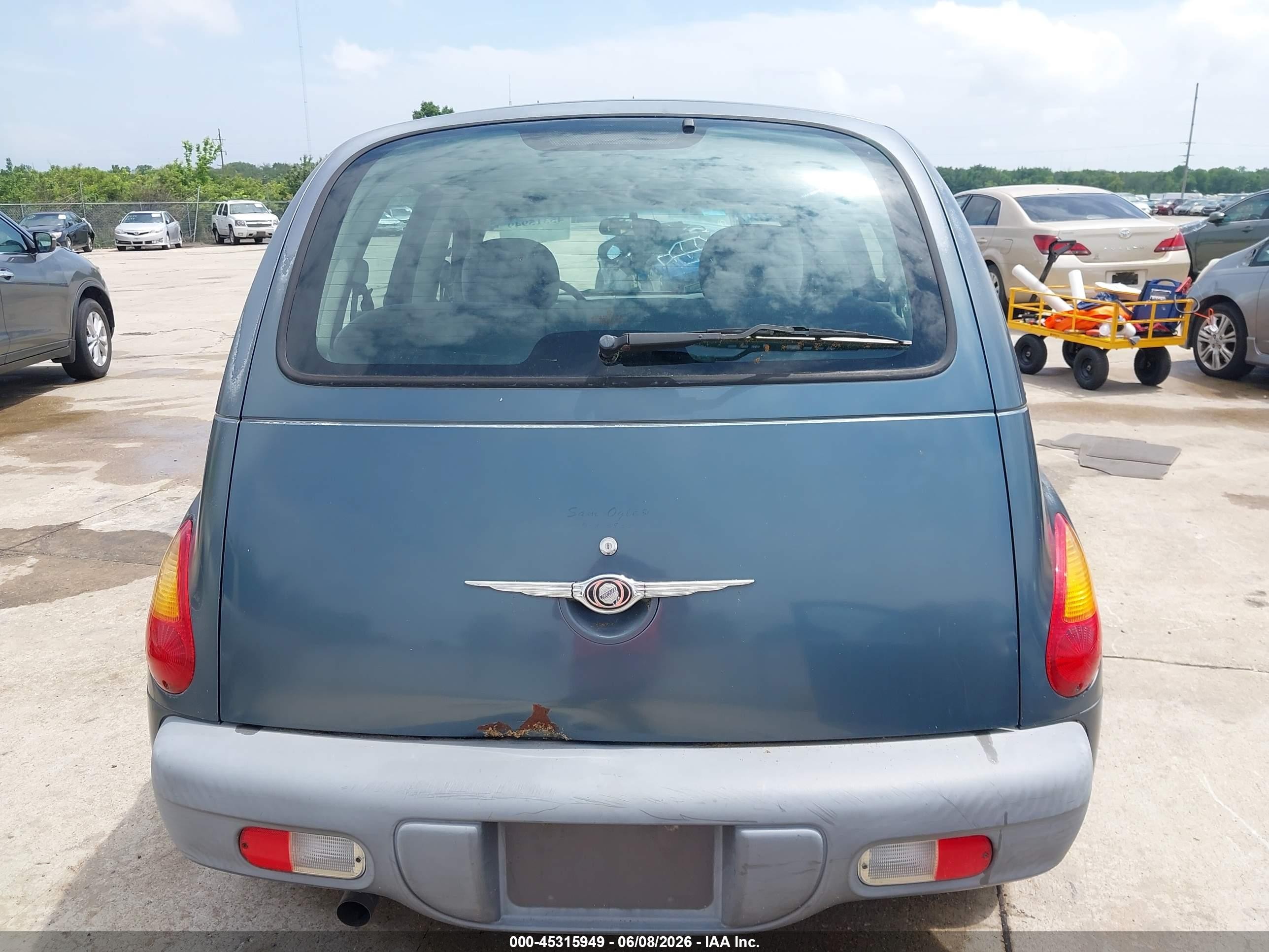 2002 Chrysler Pt Cruiser   Green vin: 3C4FY48B12T231043