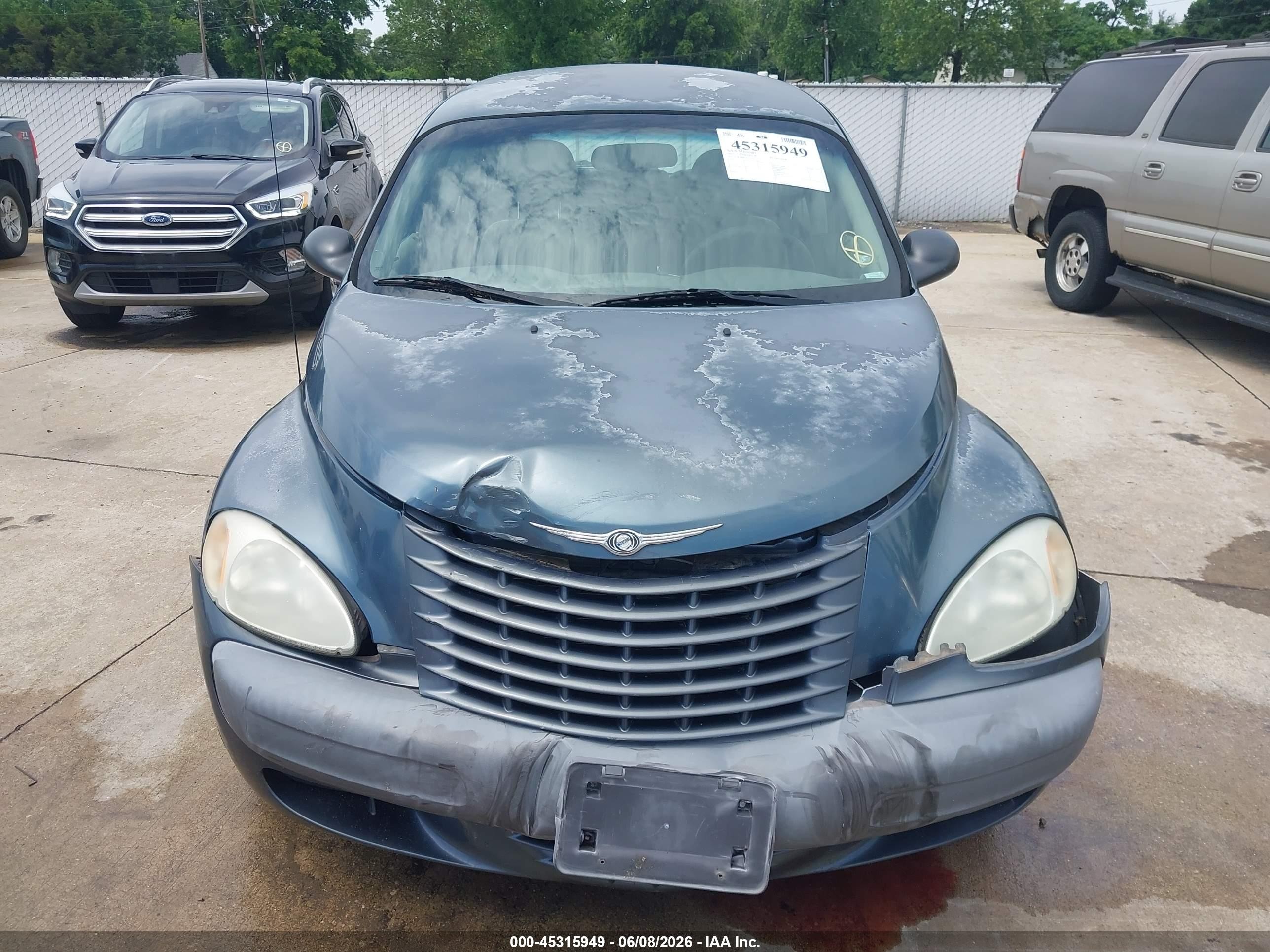 2002 Chrysler Pt Cruiser   Green vin: 3C4FY48B12T231043