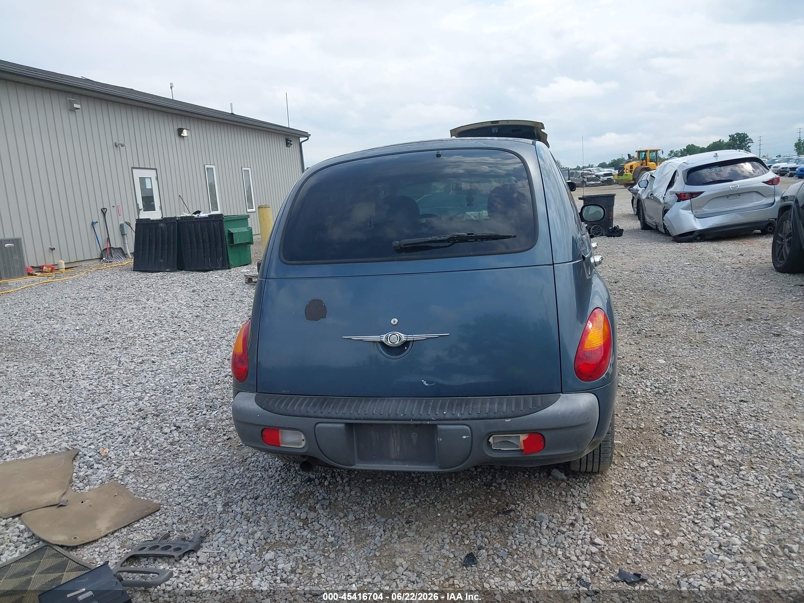 2002 Chrysler Pt Cruiser   Синий vin: 3C4FY48B12T271414