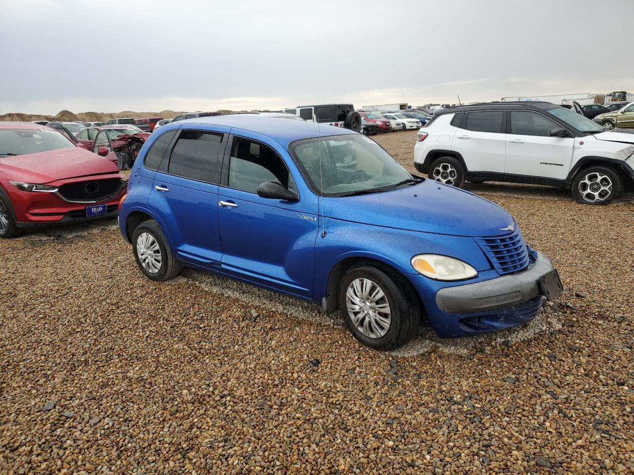 2003 Chrysler Pt Cruiser Classic Blue vin: 3C4FY48B13T594833