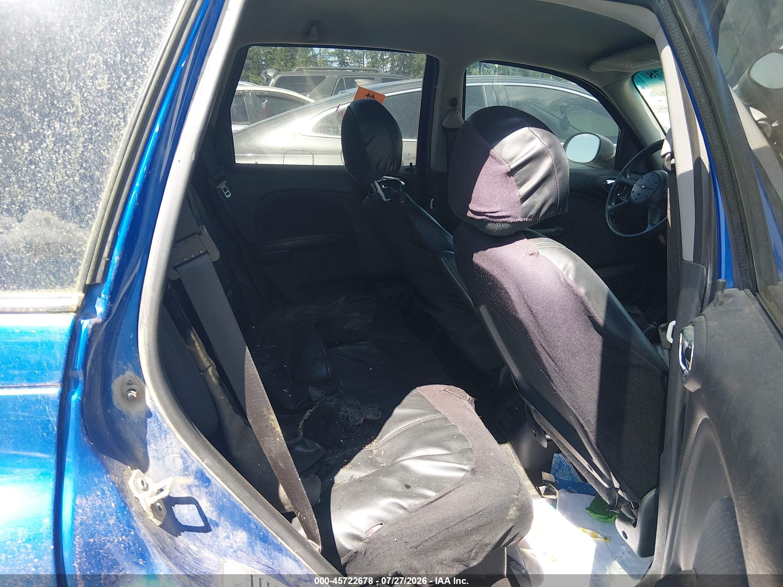 2005 Chrysler Pt Cruiser   Blue vin: 3C4FY48B15T600312