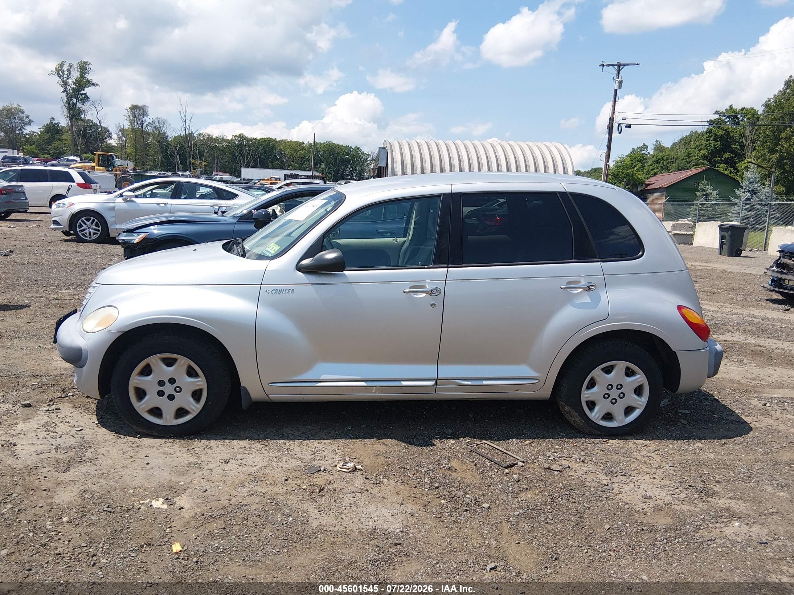 2002 Chrysler Pt Cruiser   Silver vin: 3C4FY48B22T376429
