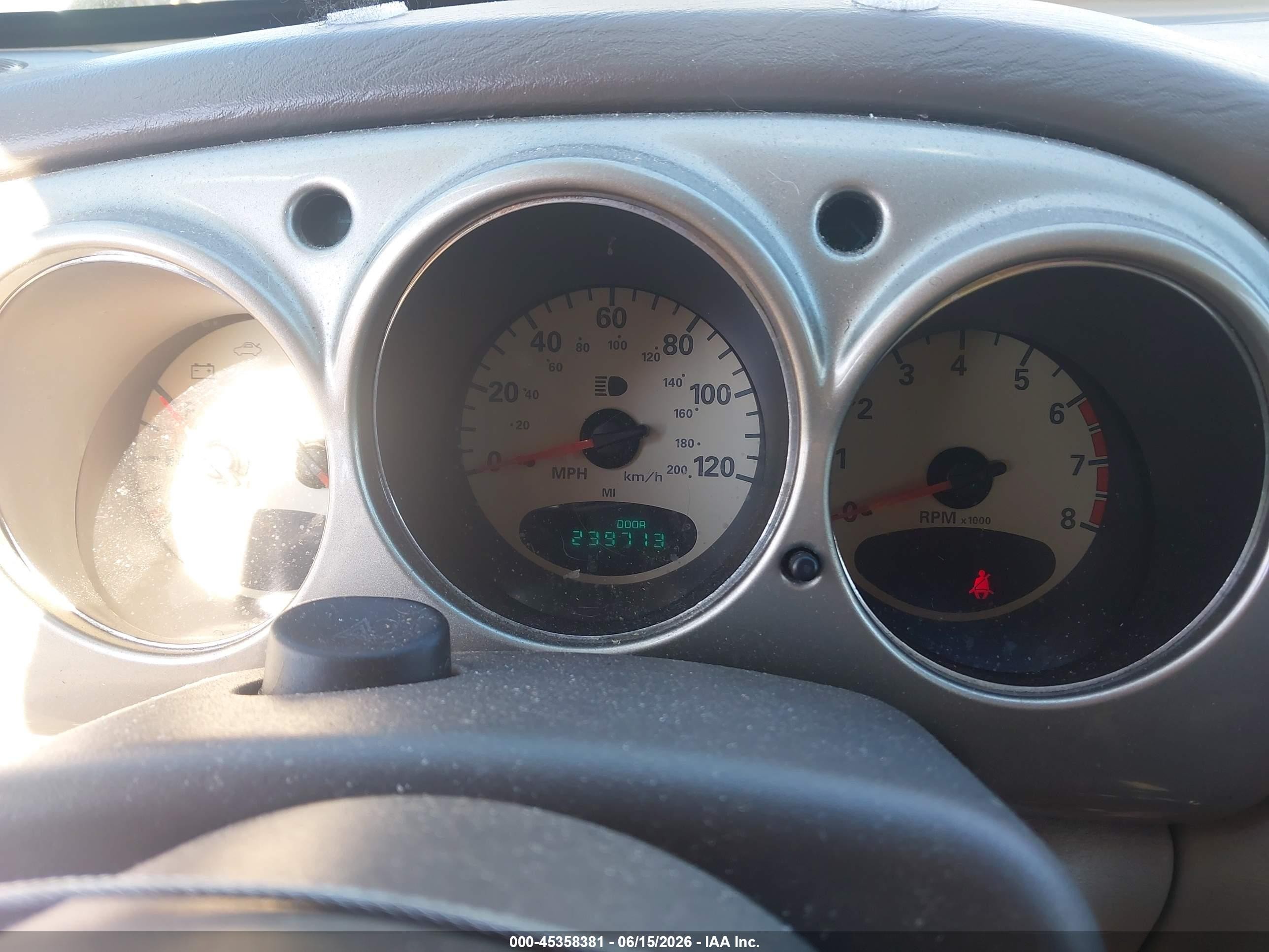 2004 Chrysler Pt Cruiser   Gold vin: 3C4FY48B24T336094