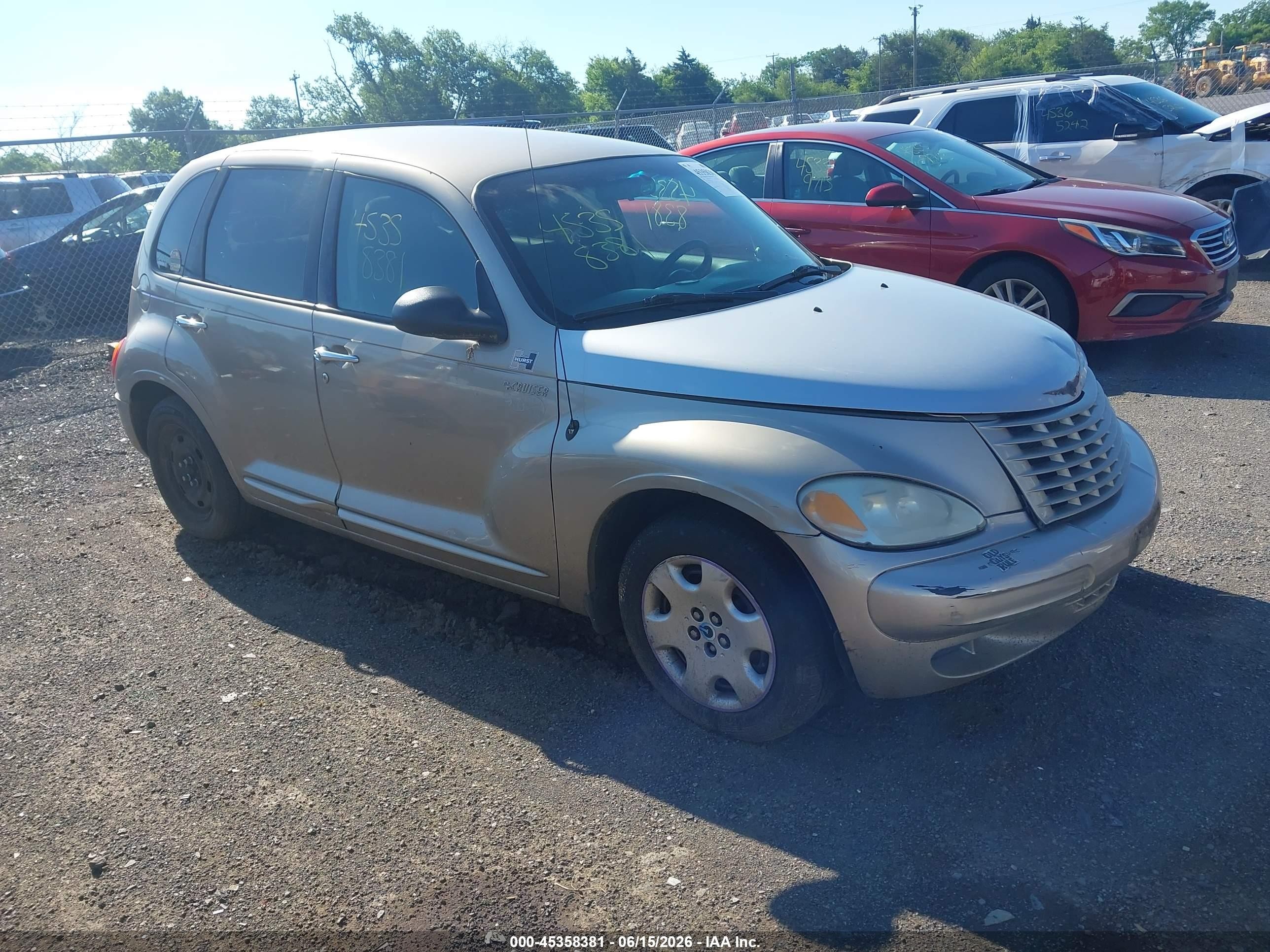 2004 Chrysler Pt Cruiser   Gold vin: 3C4FY48B24T336094