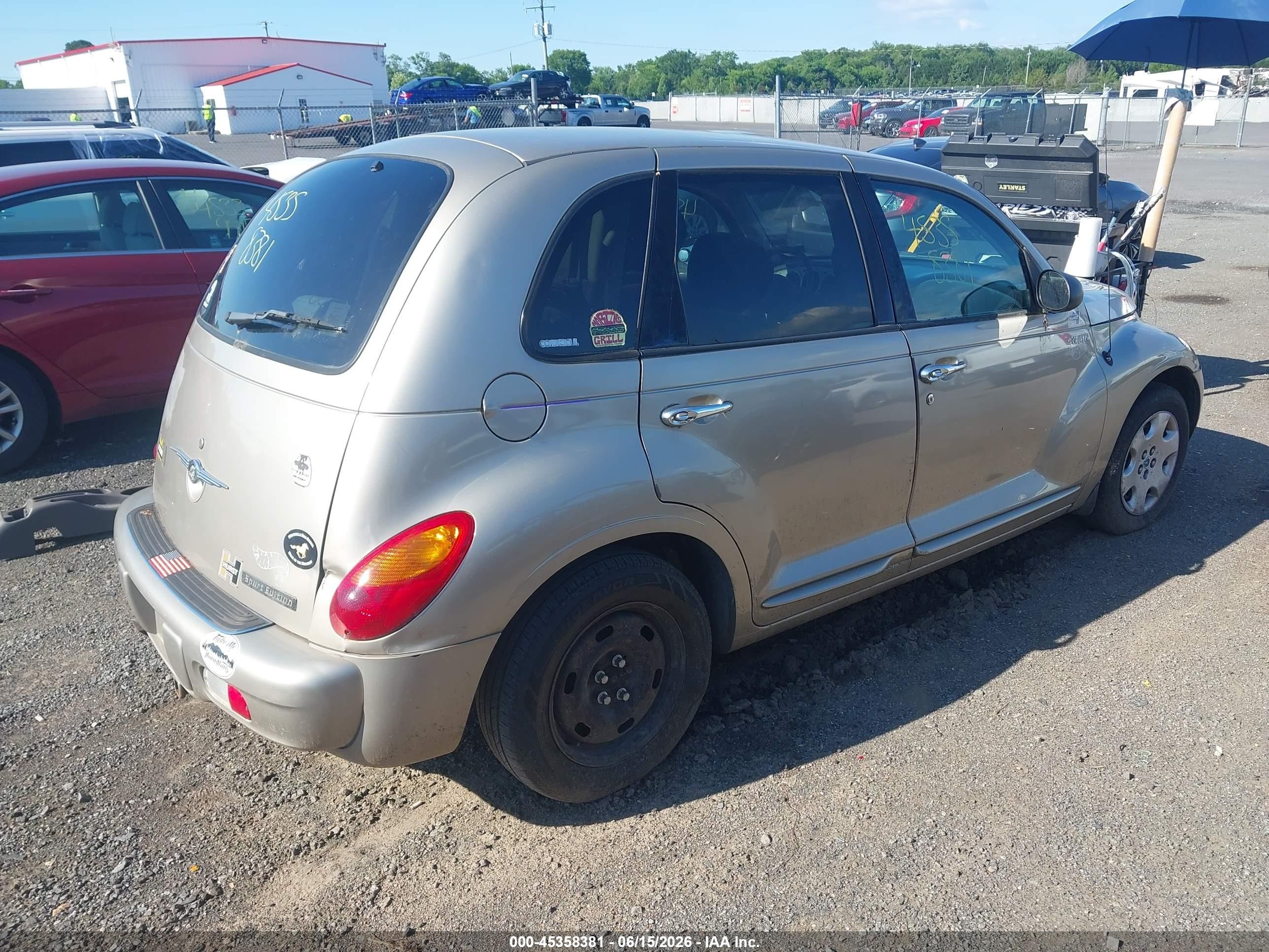 2004 Chrysler Pt Cruiser   Gold vin: 3C4FY48B24T336094