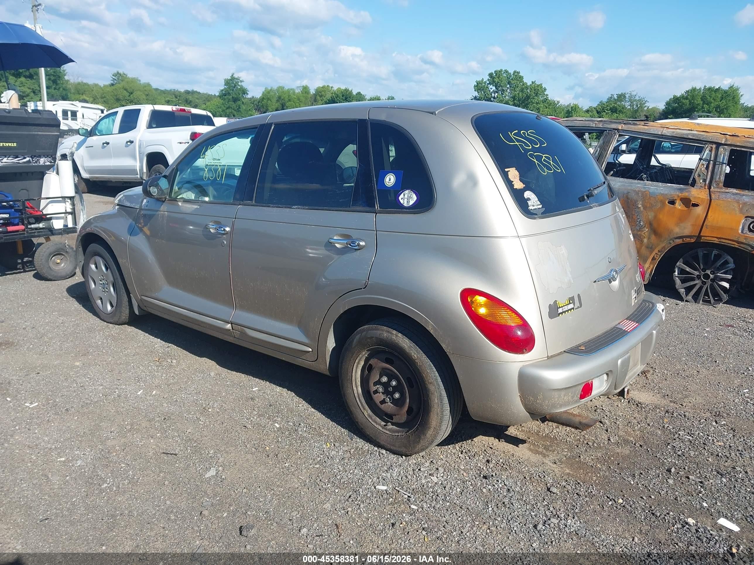 2004 Chrysler Pt Cruiser   Gold vin: 3C4FY48B24T336094