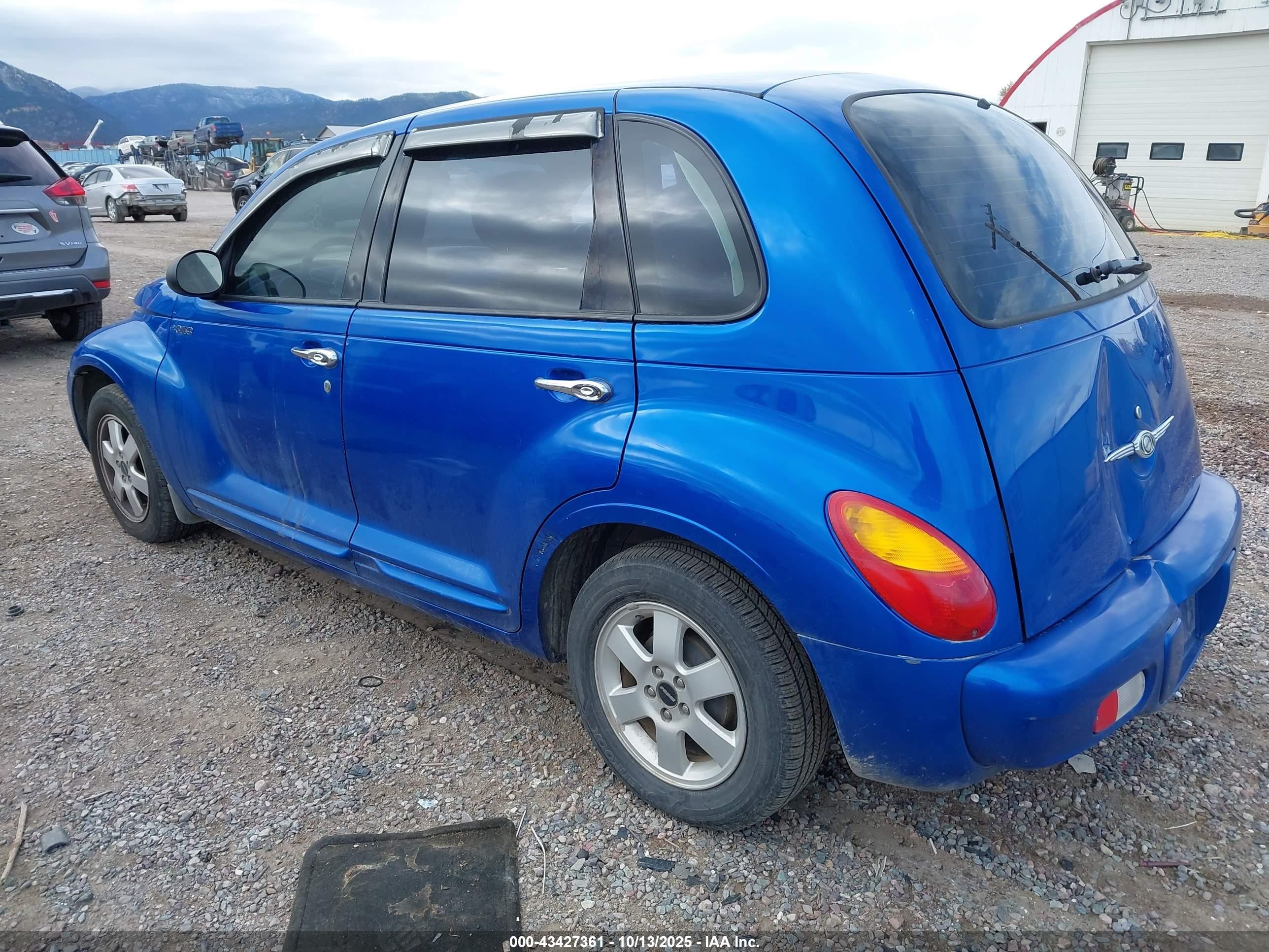 2004 Chrysler Pt Cruiser   Blue vin: 3C4FY48B34T267772