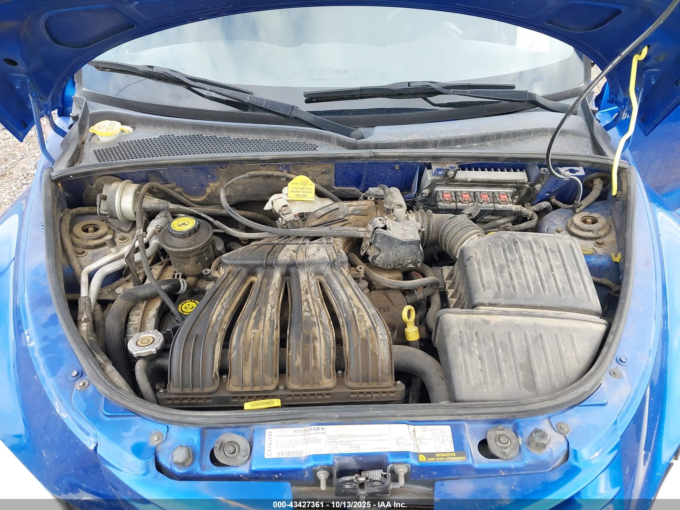 2004 Chrysler Pt Cruiser   Blue vin: 3C4FY48B34T267772
