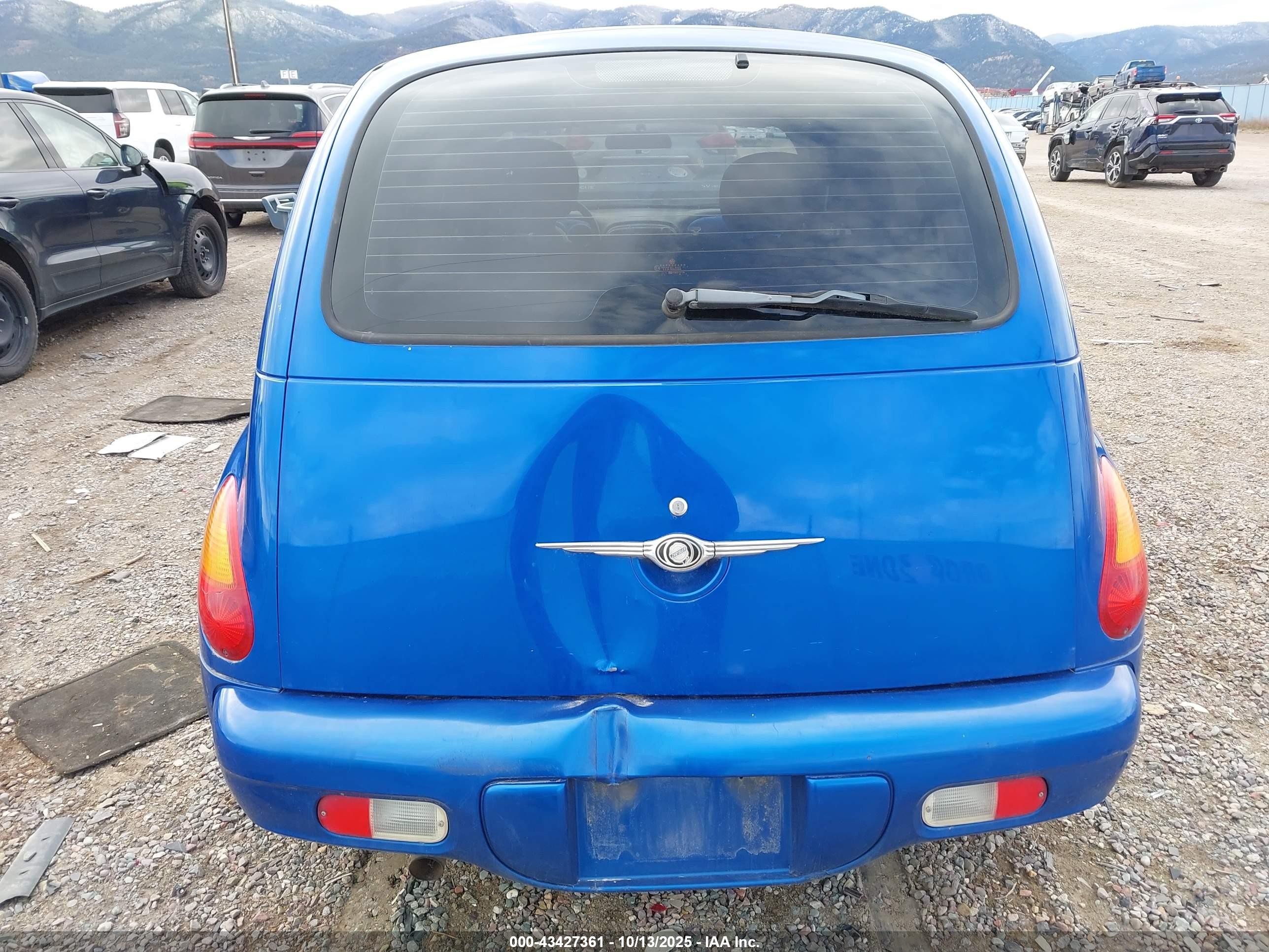 2004 Chrysler Pt Cruiser   Blue vin: 3C4FY48B34T267772