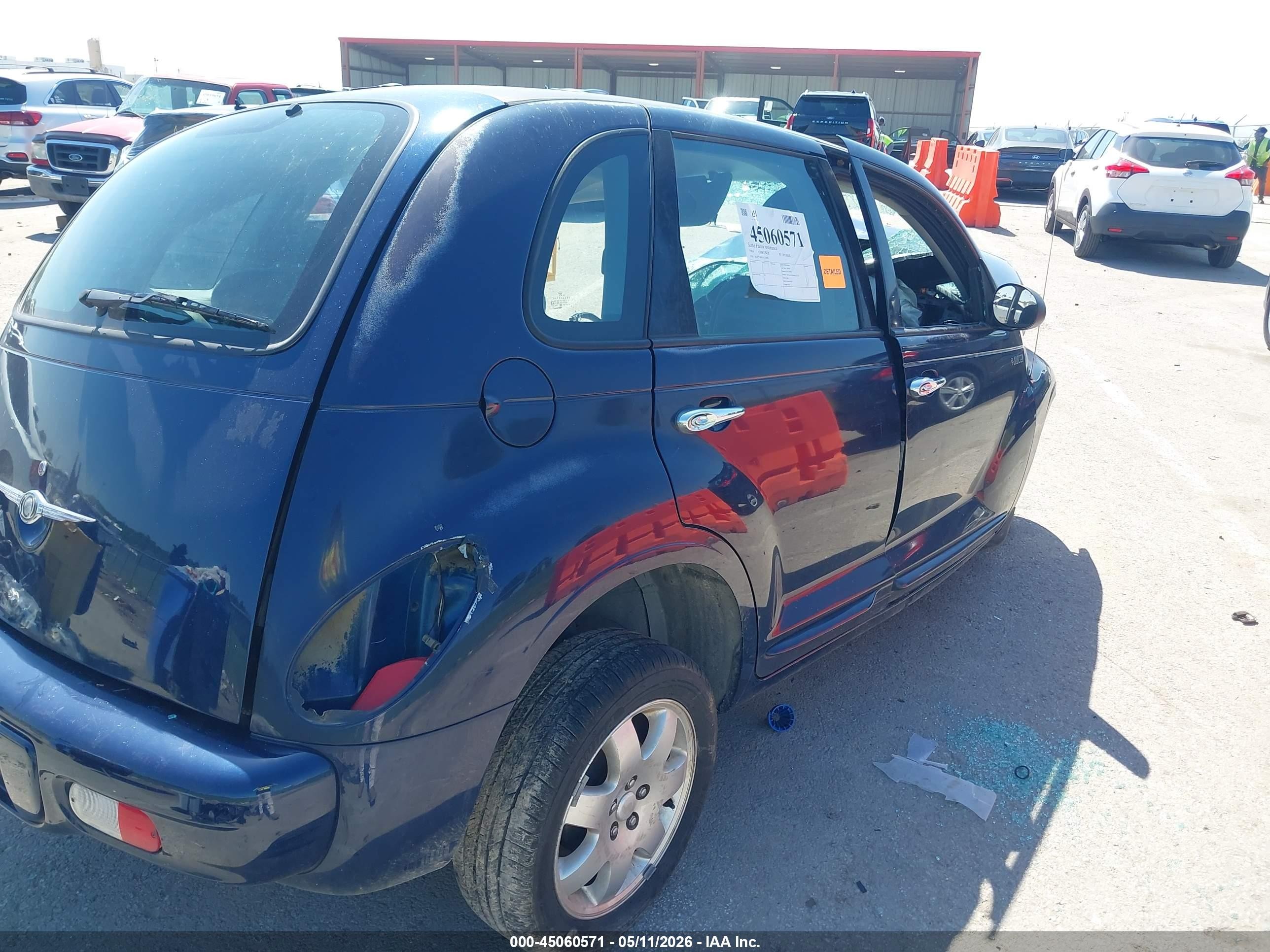 2004 Chrysler Pt Cruiser   Синий vin: 3C4FY48B34T348951