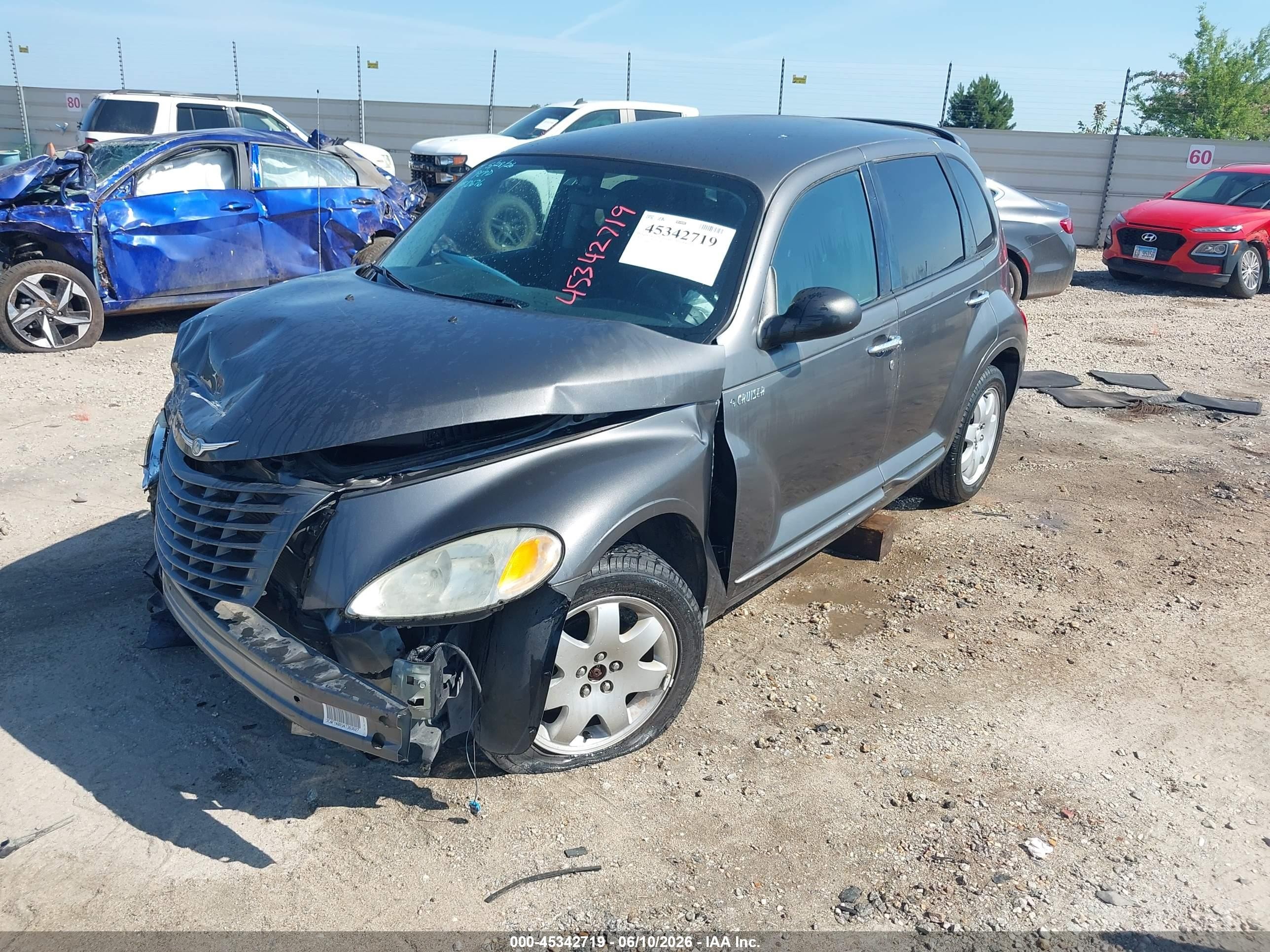 2004 Chrysler Pt Cruiser   Серый vin: 3C4FY48B34T363627