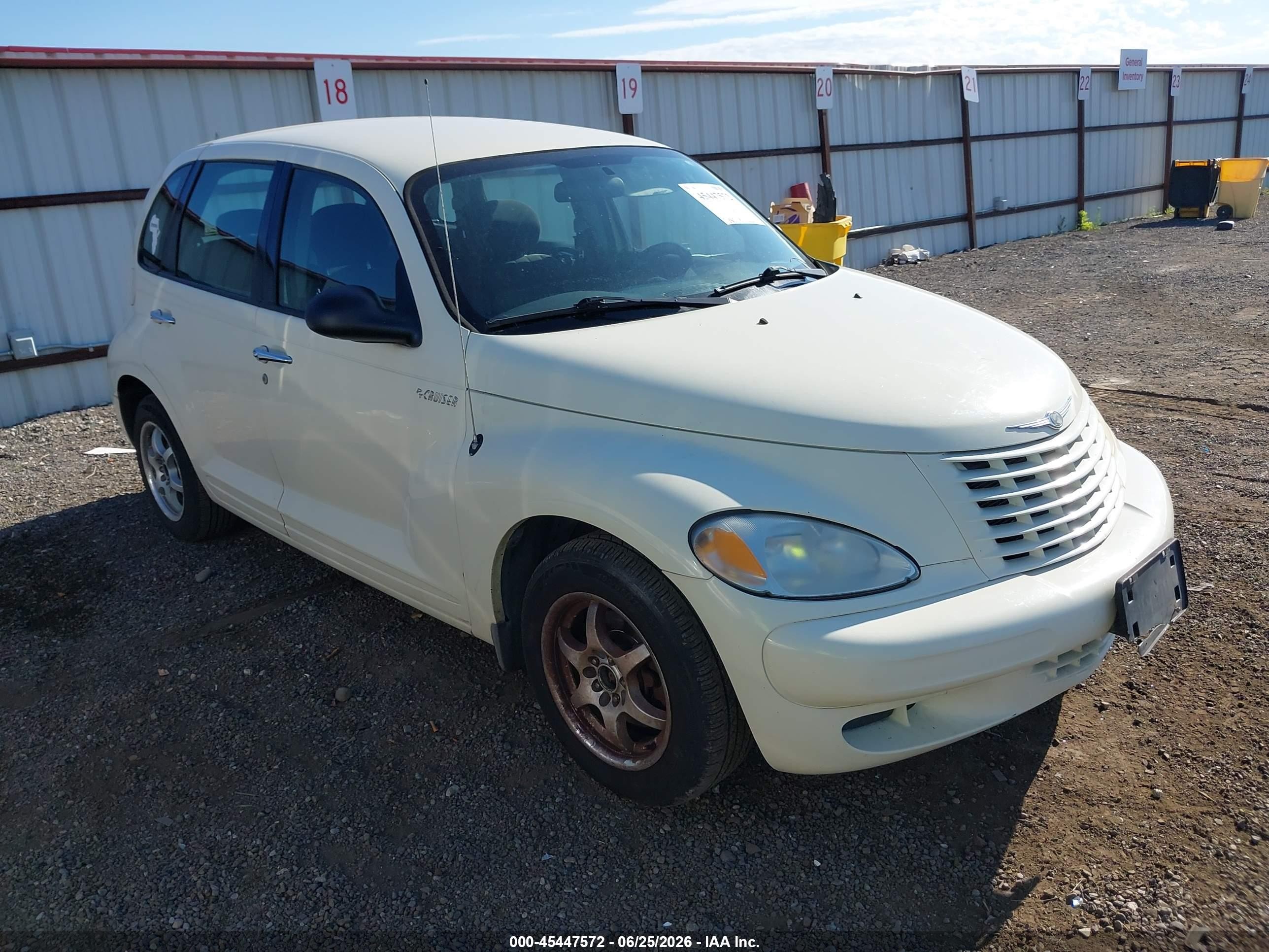 2005 Chrysler Pt Cruiser   White vin: 3C4FY48B35T534281